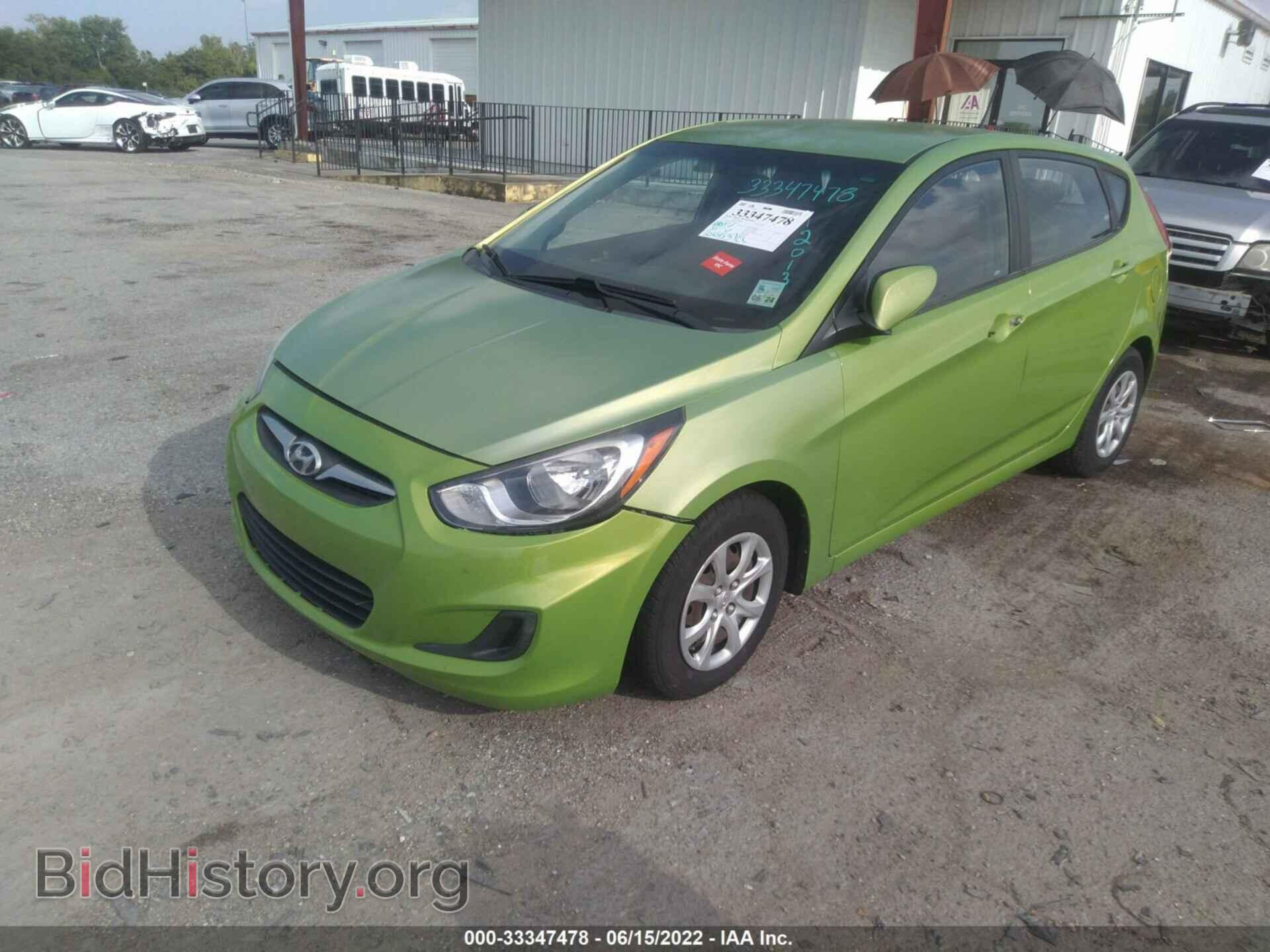 2013 HYUNDAI ACCENT - VIN: KMHCT5AE8DU071775 - Фото 2