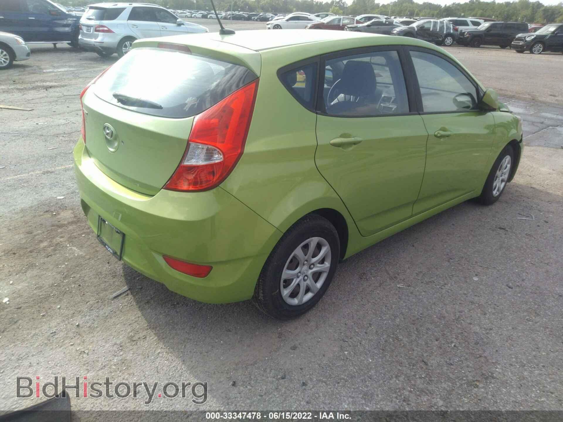 2013 HYUNDAI ACCENT - VIN: KMHCT5AE8DU071775 - Фото 4