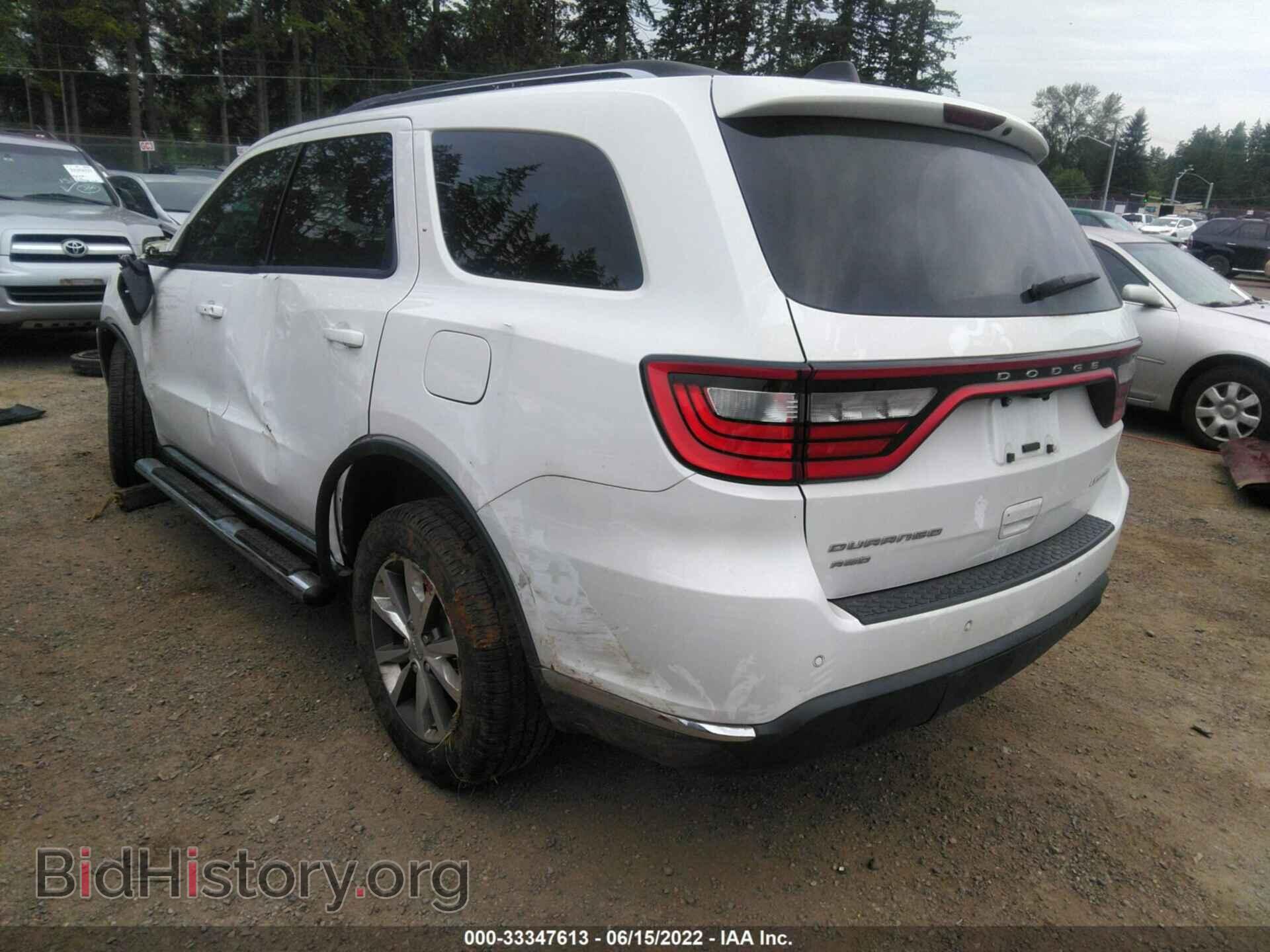 2016 DODGE DURANGO - VIN: 1C4RDJDG8GC484971 - Фото 3