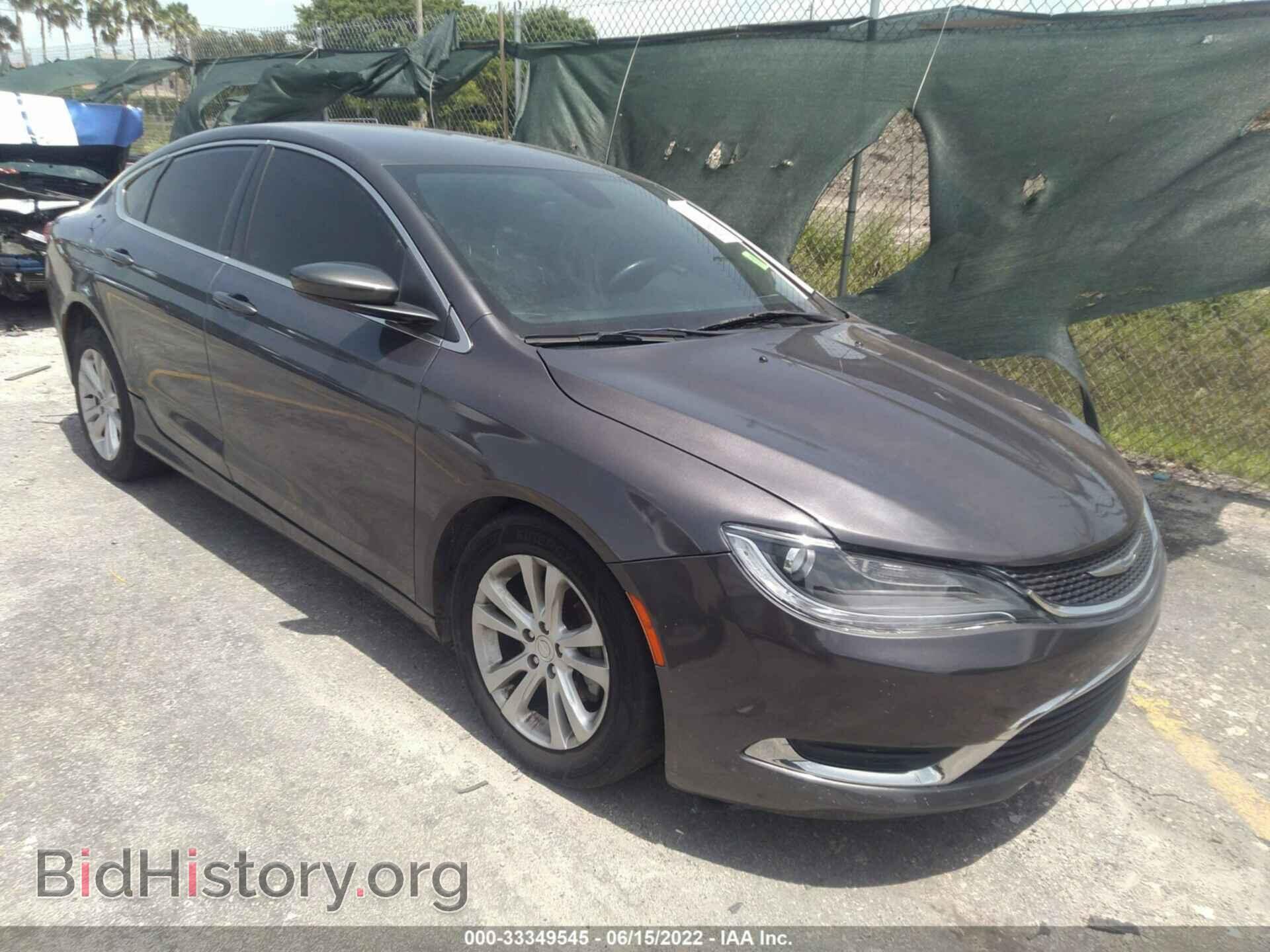 Фотография 1C3CCCABXGN137213 - CHRYSLER 200 2016