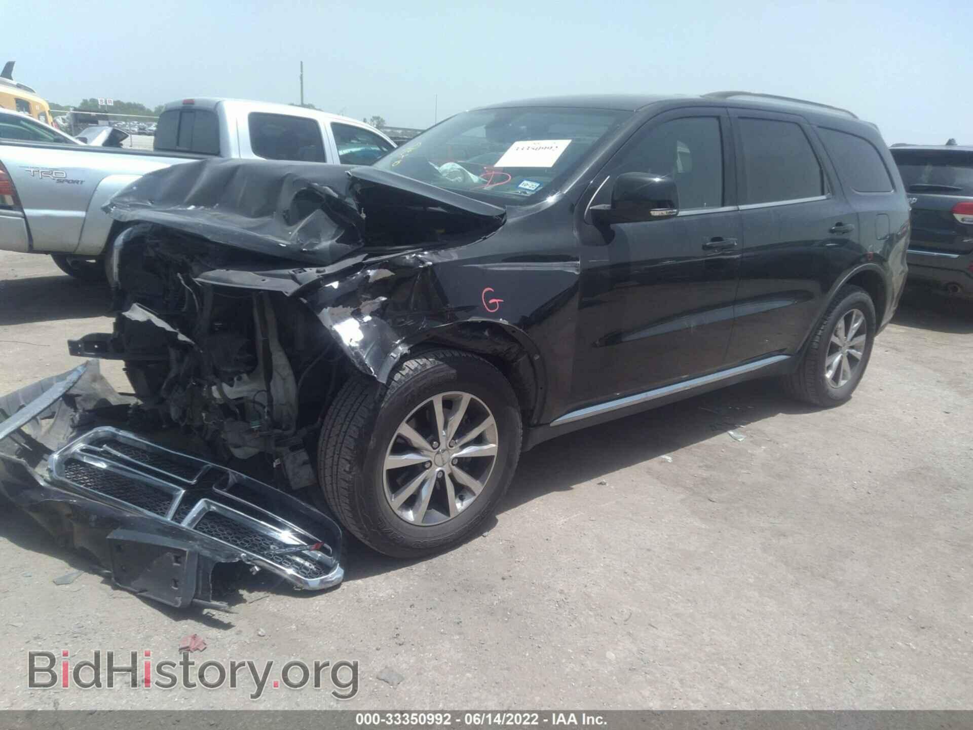 2016 DODGE DURANGO - VIN: 1C4RDJDGXGC460137 - Фото 2