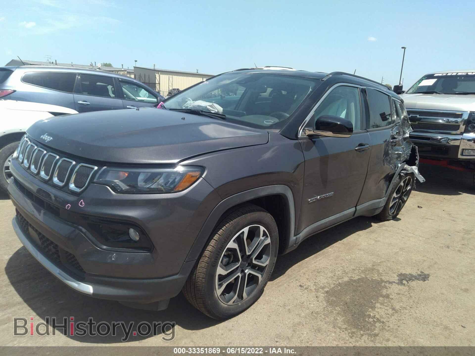 2022 JEEP COMPASS - VIN: 3C4NJDCB0NT141409 - Фото 2
