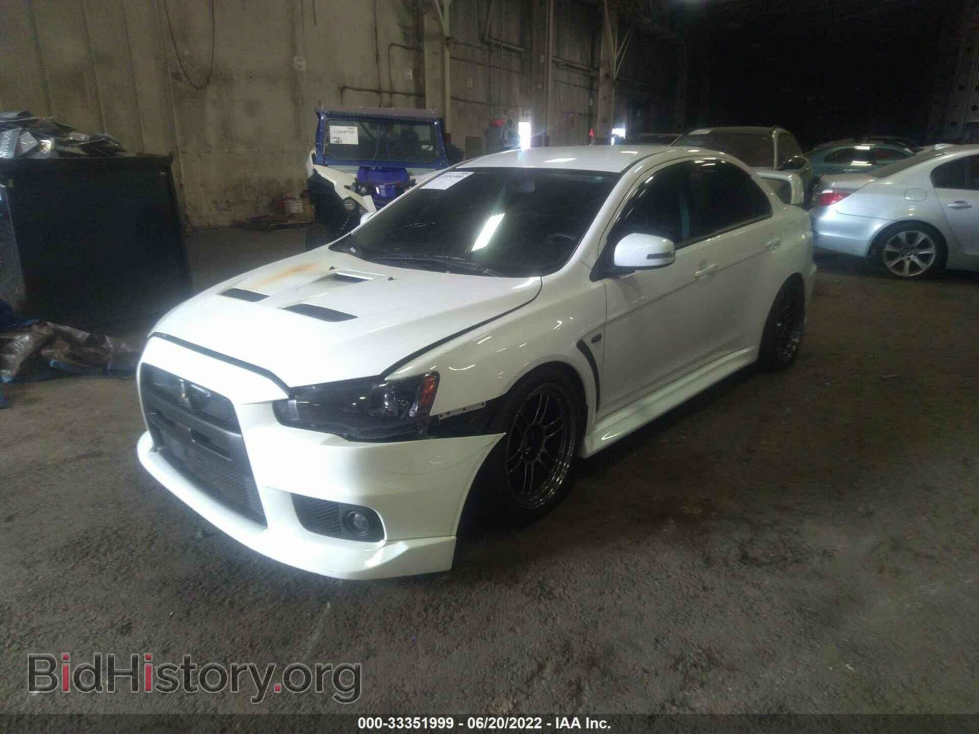 2015 MITSUBISHI LANCER EVOLUTION - VIN: JA32W8FVXFU008910 - Фото 2