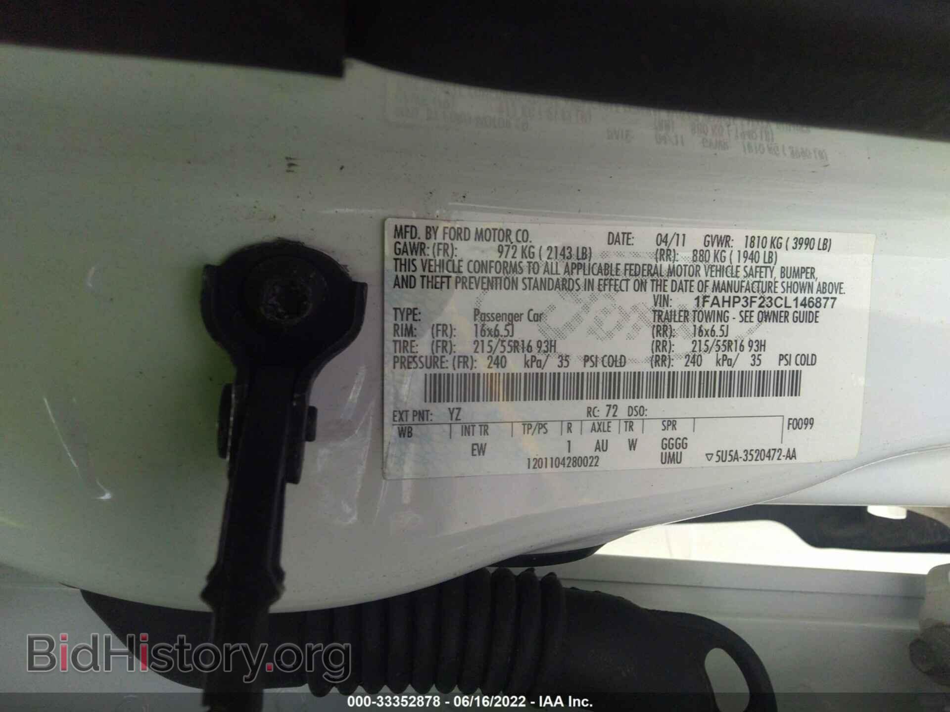 2012 FORD FOCUS - VIN: 1FAHP3F23CL146877 - Photo 9