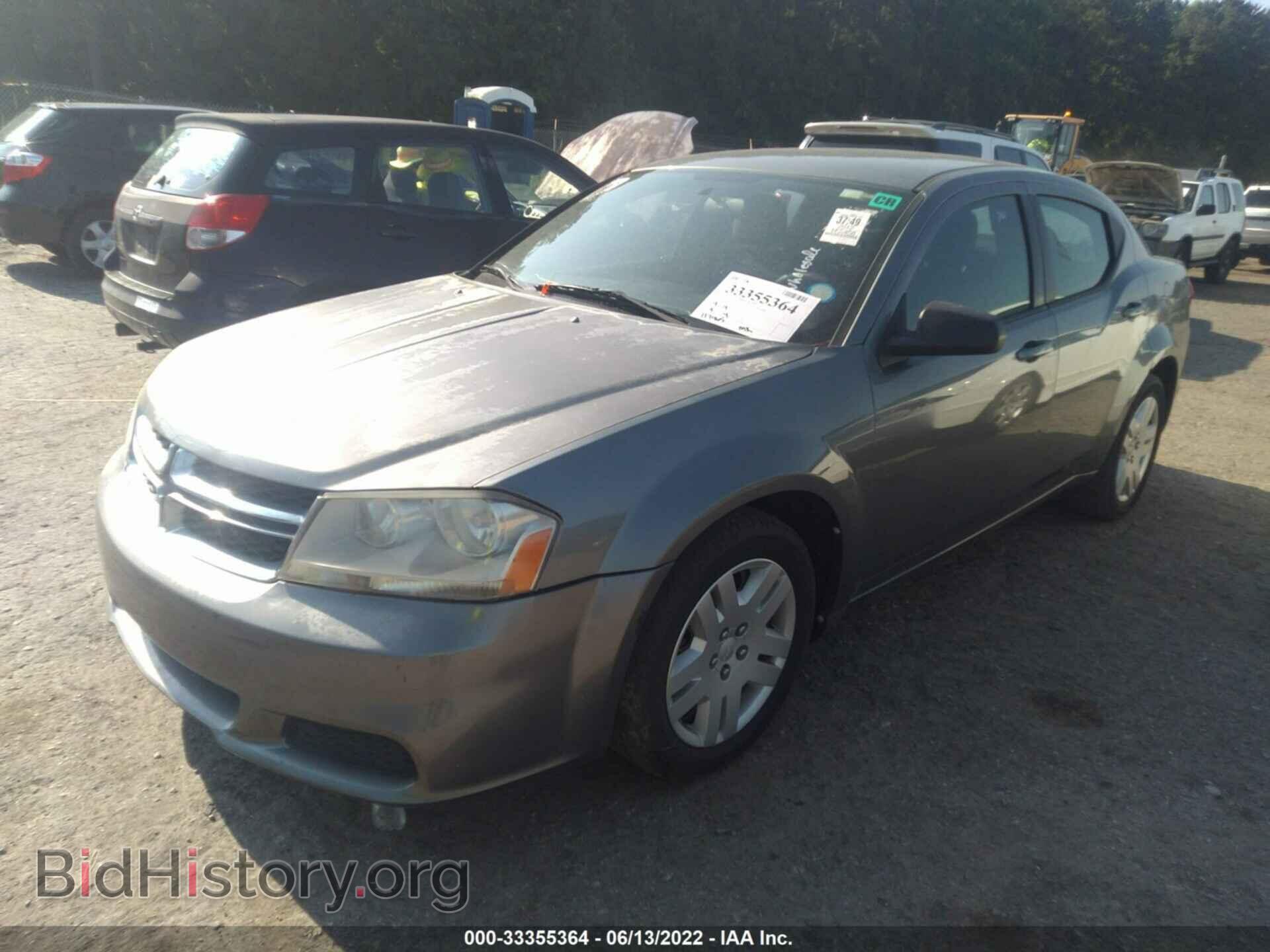 2012 DODGE AVENGER - VIN: 1C3CDZABXCN114850 - Фото 2