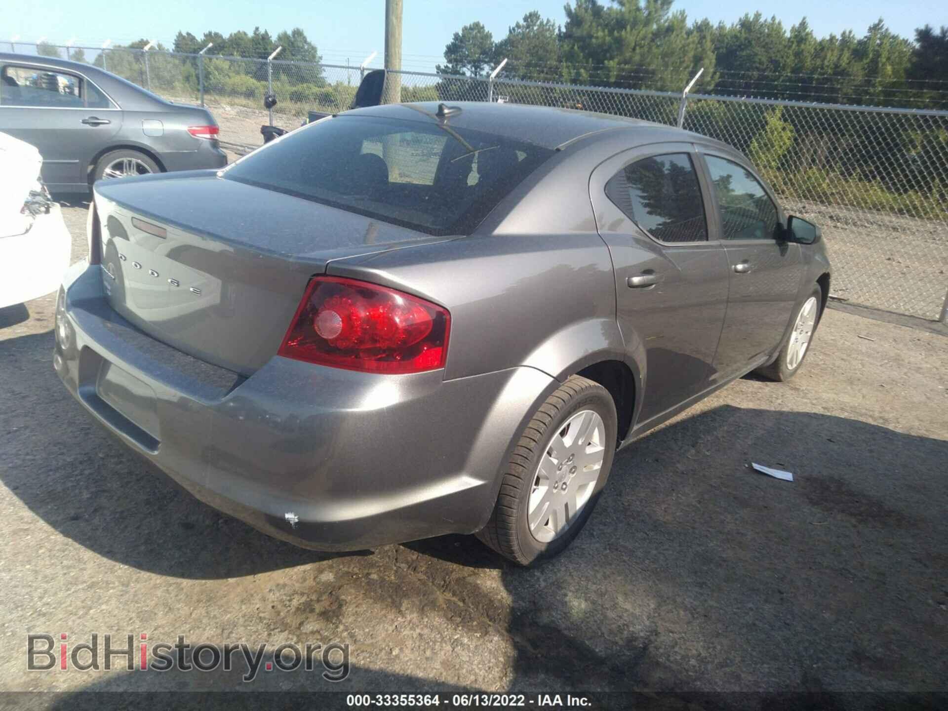 2012 DODGE AVENGER - VIN: 1C3CDZABXCN114850 - Фото 4