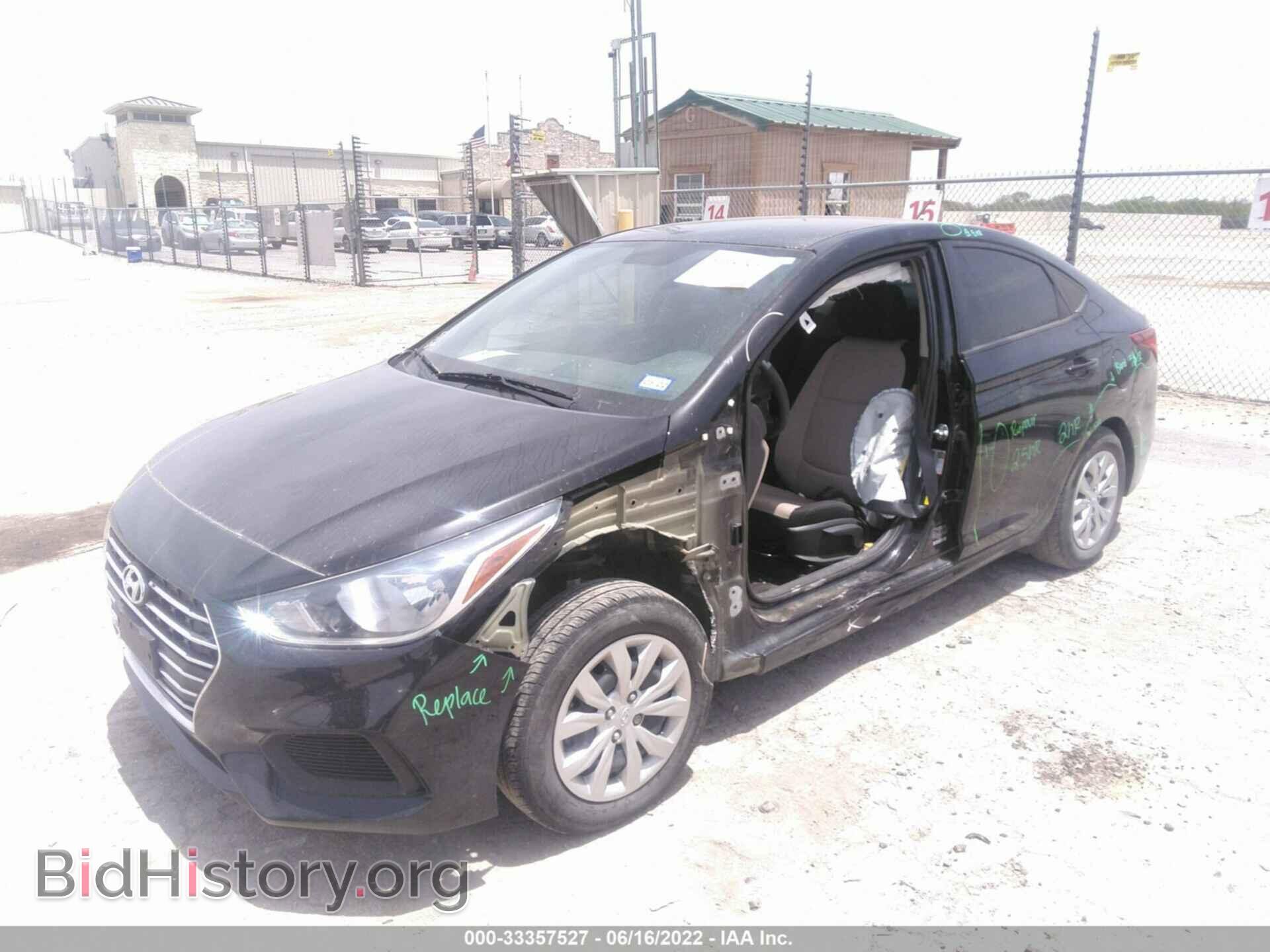2020 HYUNDAI ACCENT - VIN: 3KPC24A65LE101659 - Фото 2
