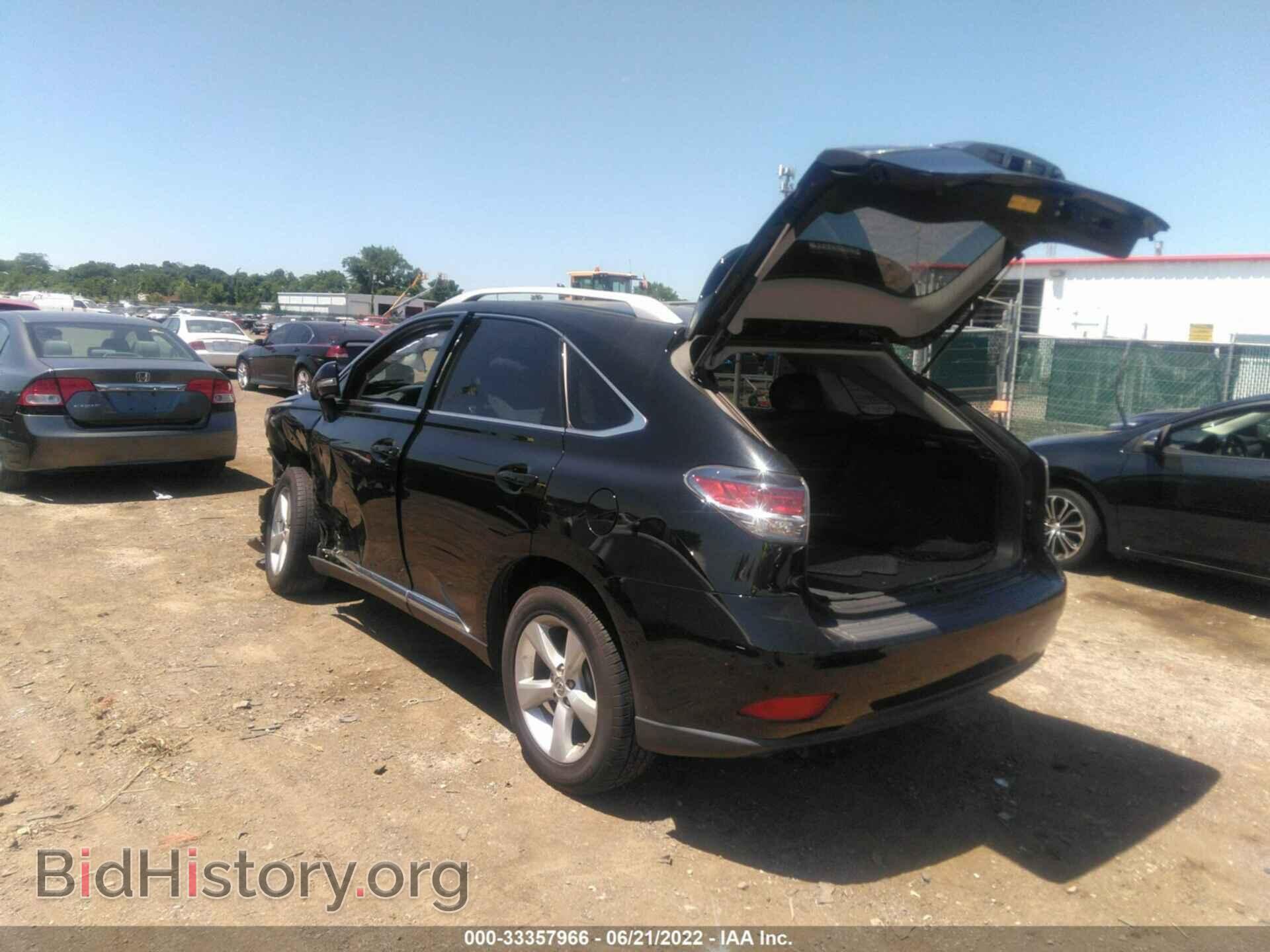 2013 LEXUS RX 350 - VIN: 2T2BK1BA7DC211024 - Фото 3