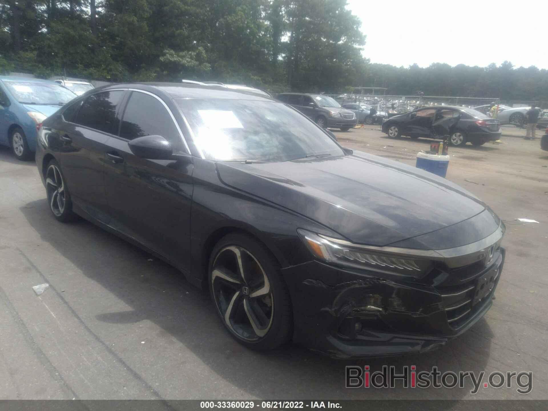 Photo 1HGCV1F30MA101613 - HONDA ACCORD SEDAN 2021