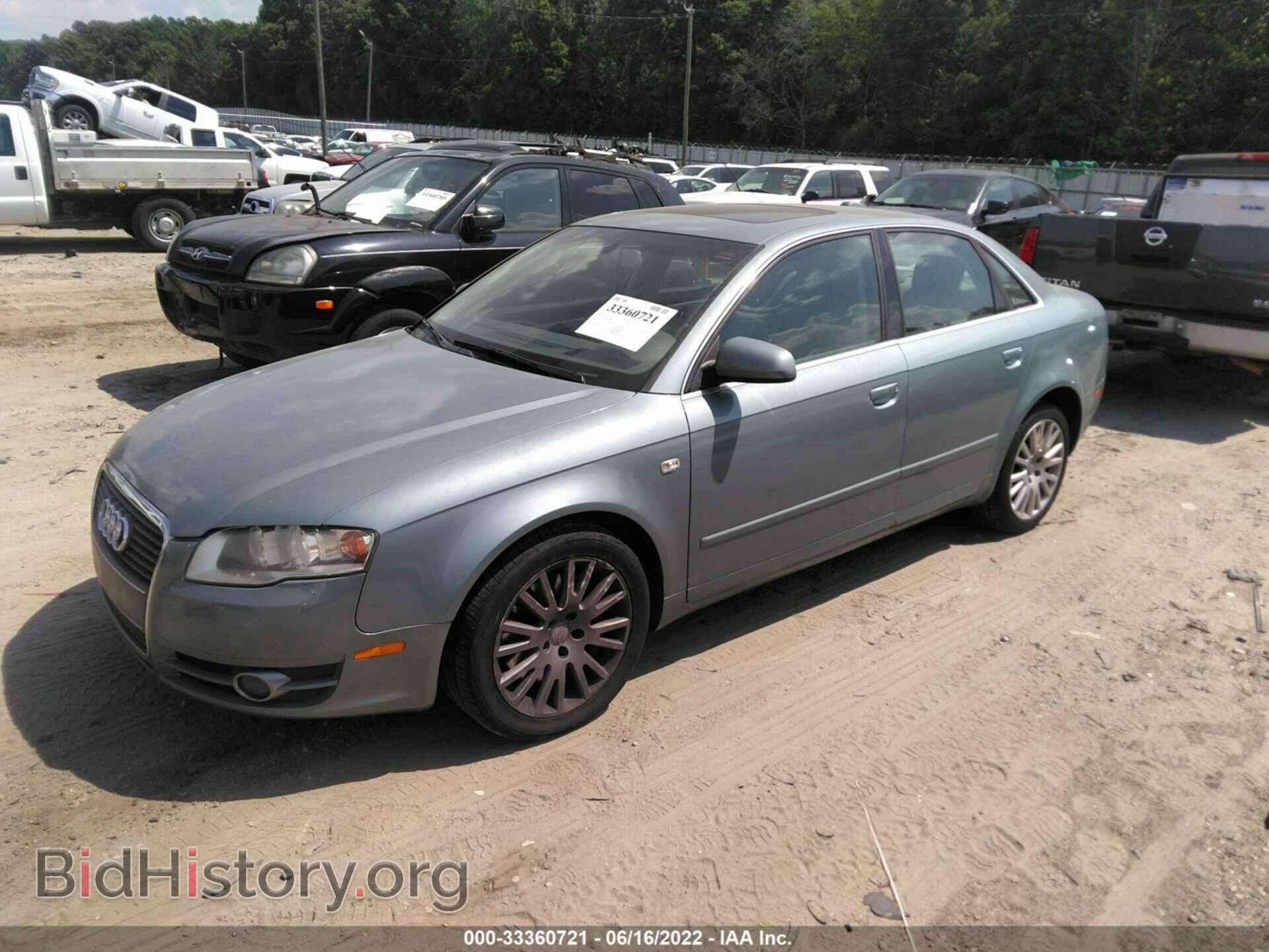 2006 AUDI A4 - VIN: WAUAF78E96A087800 - Фото 2
