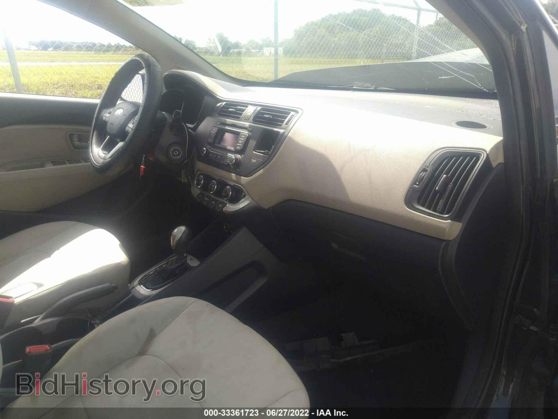 2013 KIA RIO - VIN: KNADM5A31D6214863 - Фото 5
