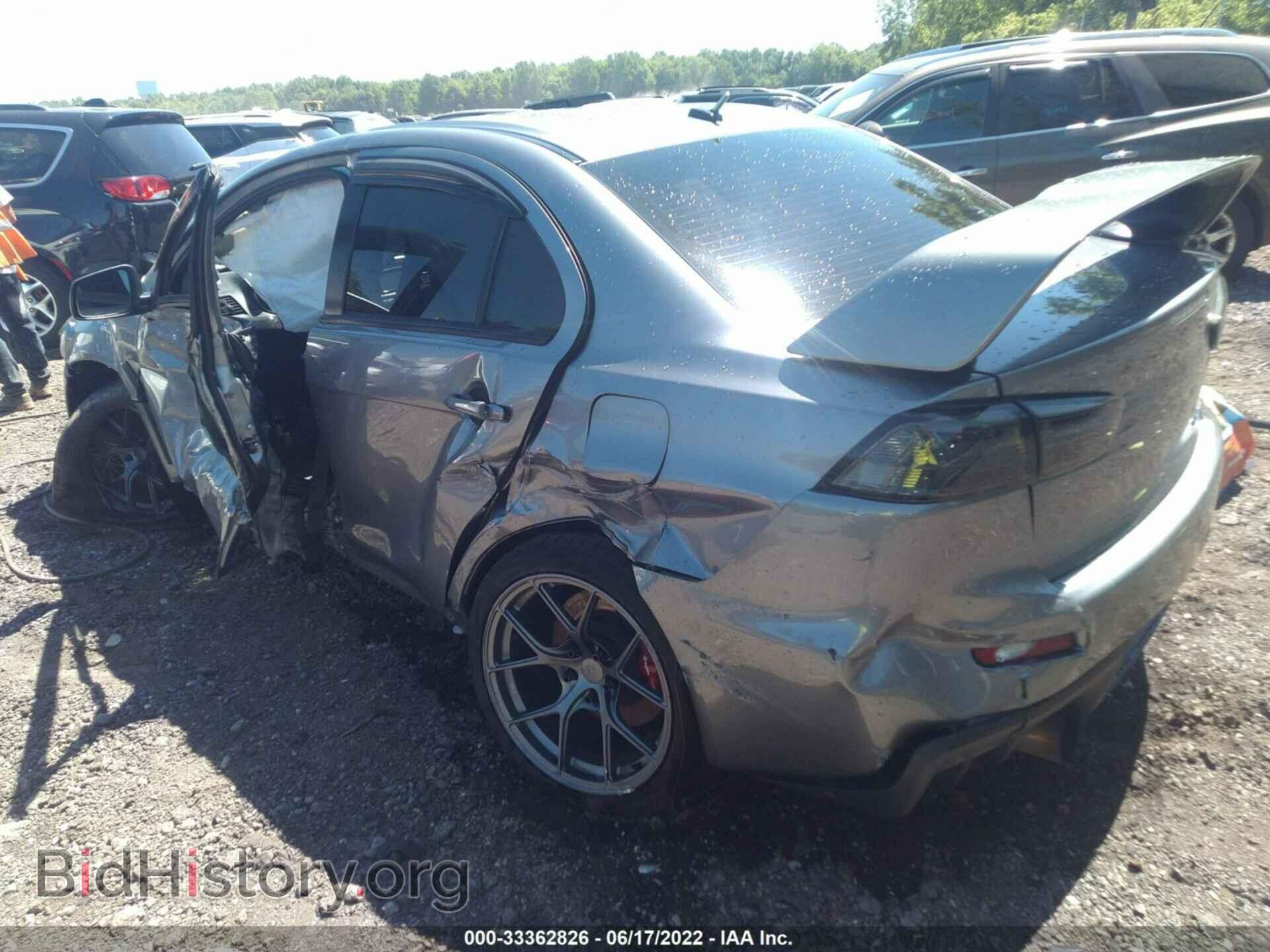 2014 MITSUBISHI LANCER EVOLUTION - VIN: JA32W8FV6EU020650 - Фото 3