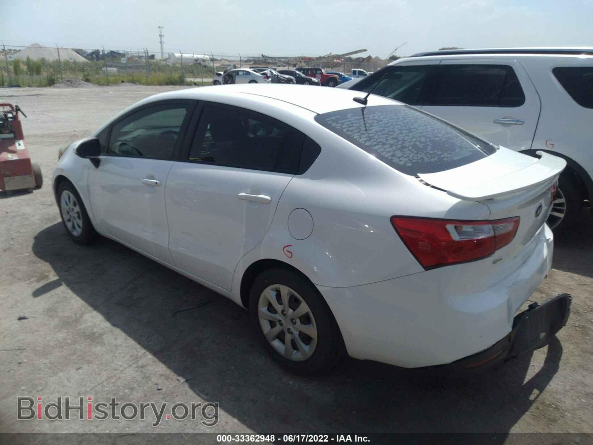 2014 KIA RIO - VIN: KNADM4A34E6400196 - Фото 3