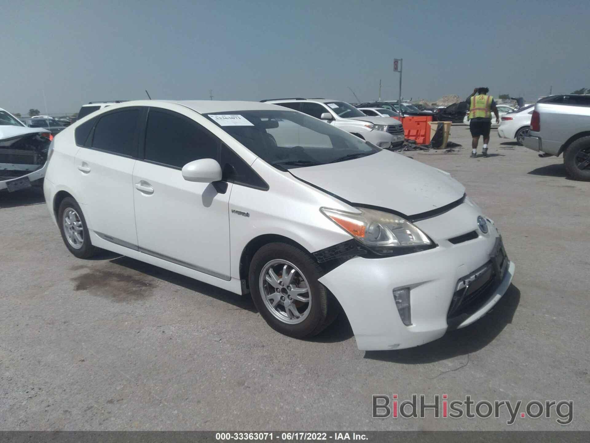 Photo JTDKN3DU6C5515973 - TOYOTA PRIUS 2012