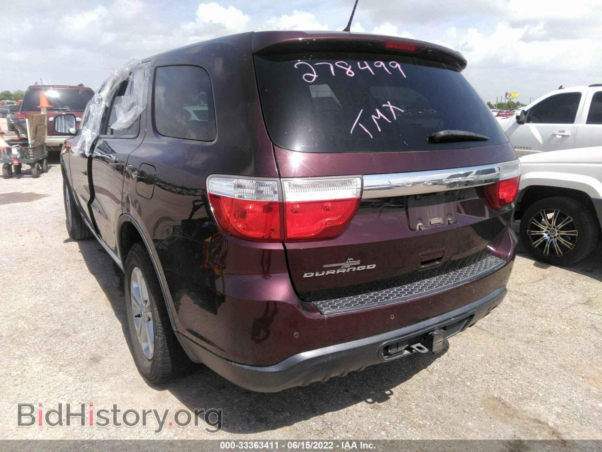 2012 DODGE DURANGO - VIN: 1C4RDHAG0CC278499 - Photo 3