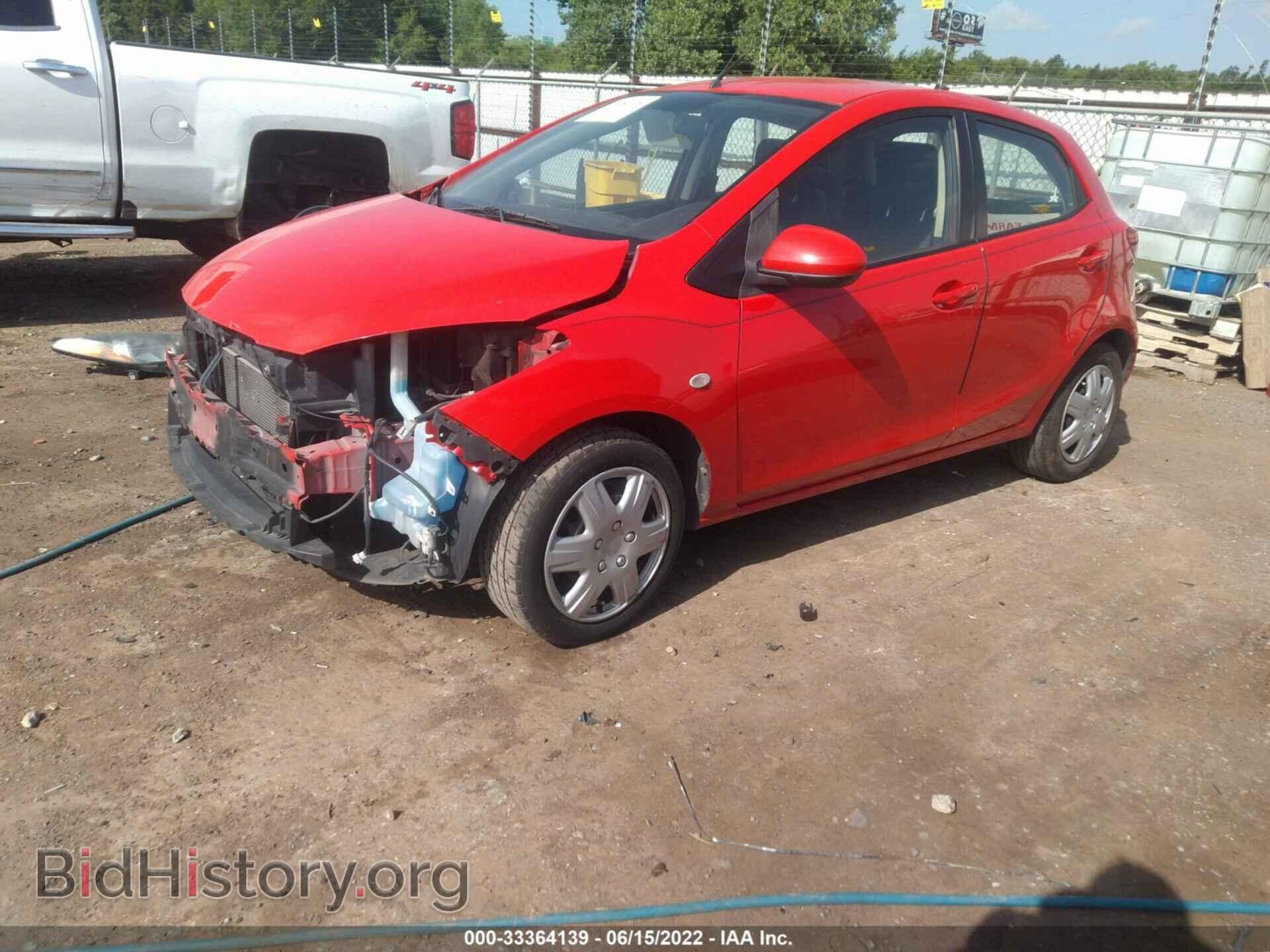 2011 MAZDA MAZDA2 - VIN: JM1DE1HY4B0107249 - Фото 2