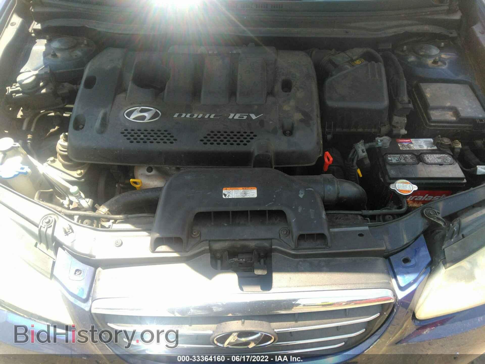 2007 HYUNDAI ELANTRA - VIN: KMHDU46D57U112962 - Фото 10