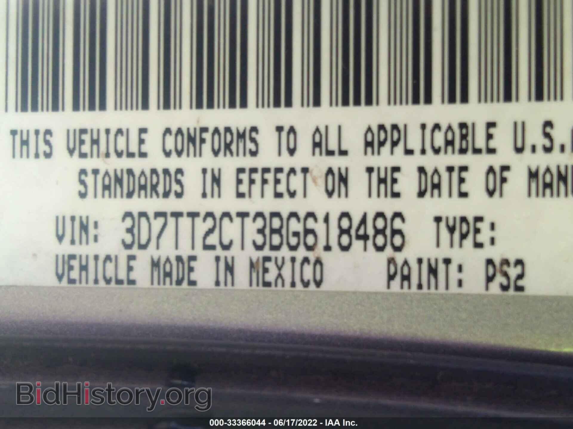 2011 RAM 2500 - VIN: 3D7TT2CT3BG618486 - Photo 9