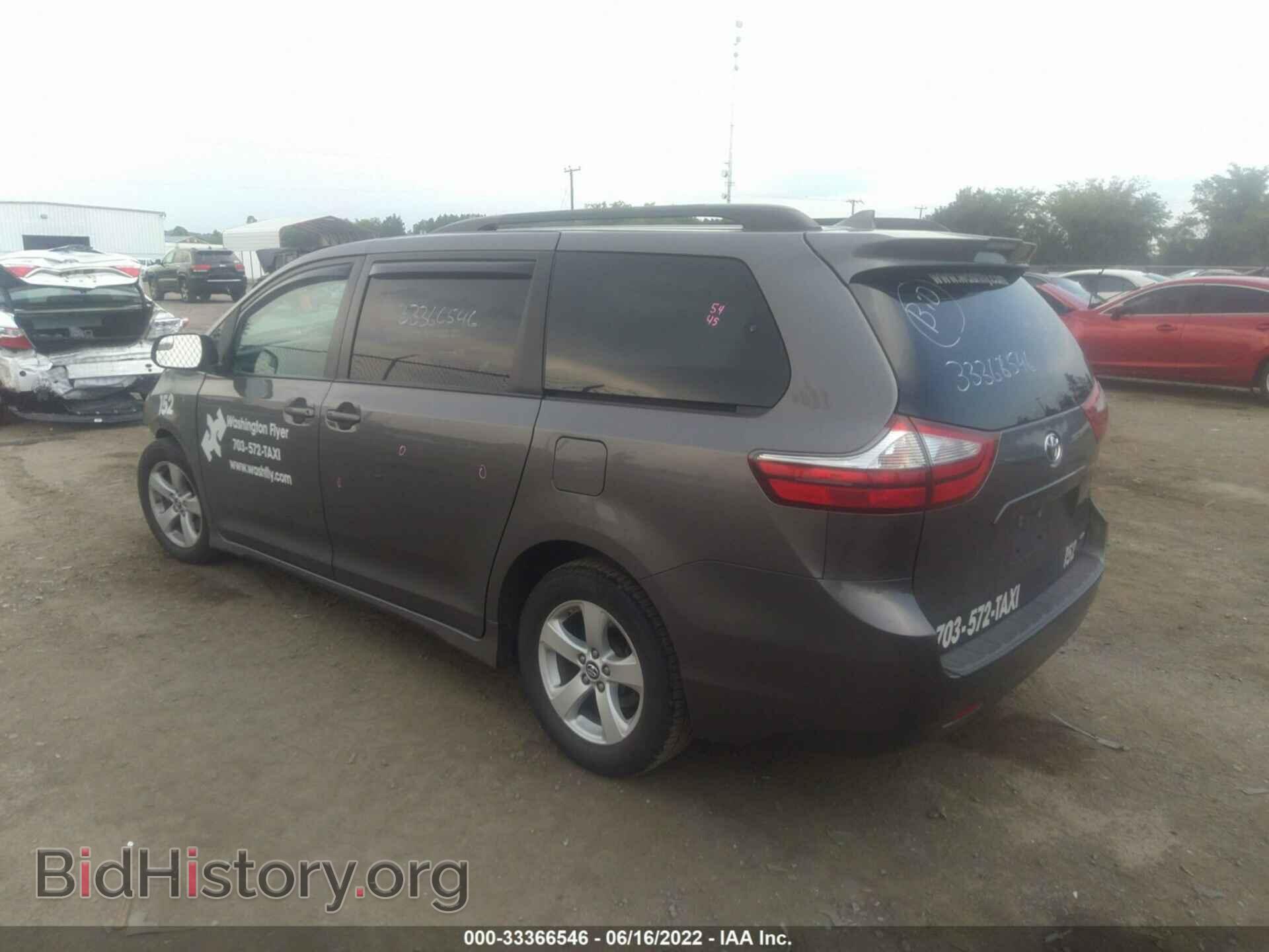 2018 TOYOTA SIENNA - VIN: 5TDKZ3DC3JS927092 - Фото 3