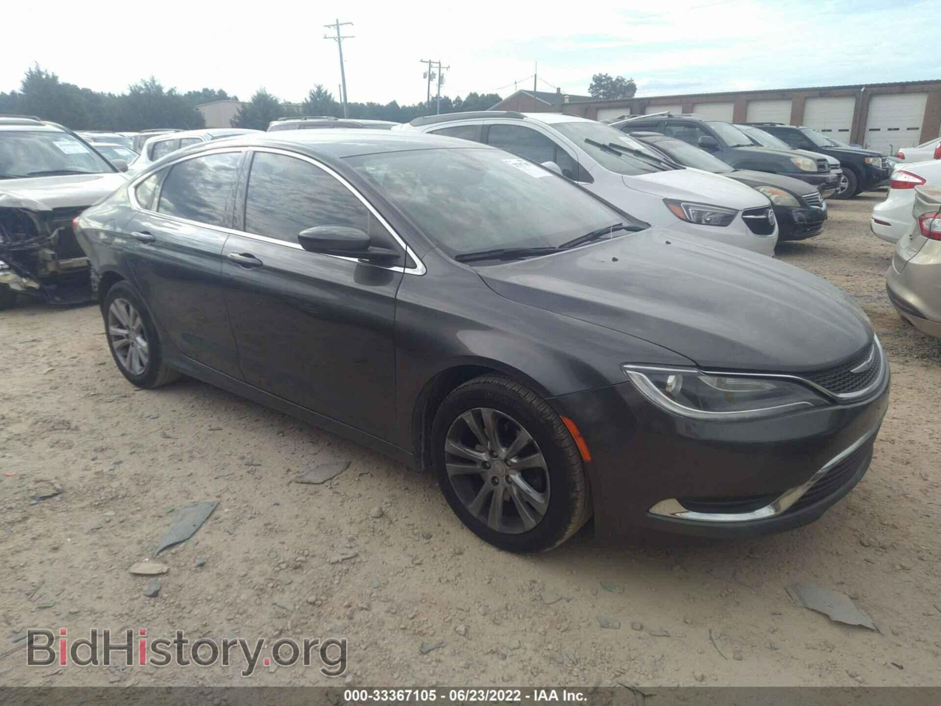 Фотография 1C3CCCAB4FN641884 - CHRYSLER 200 2015