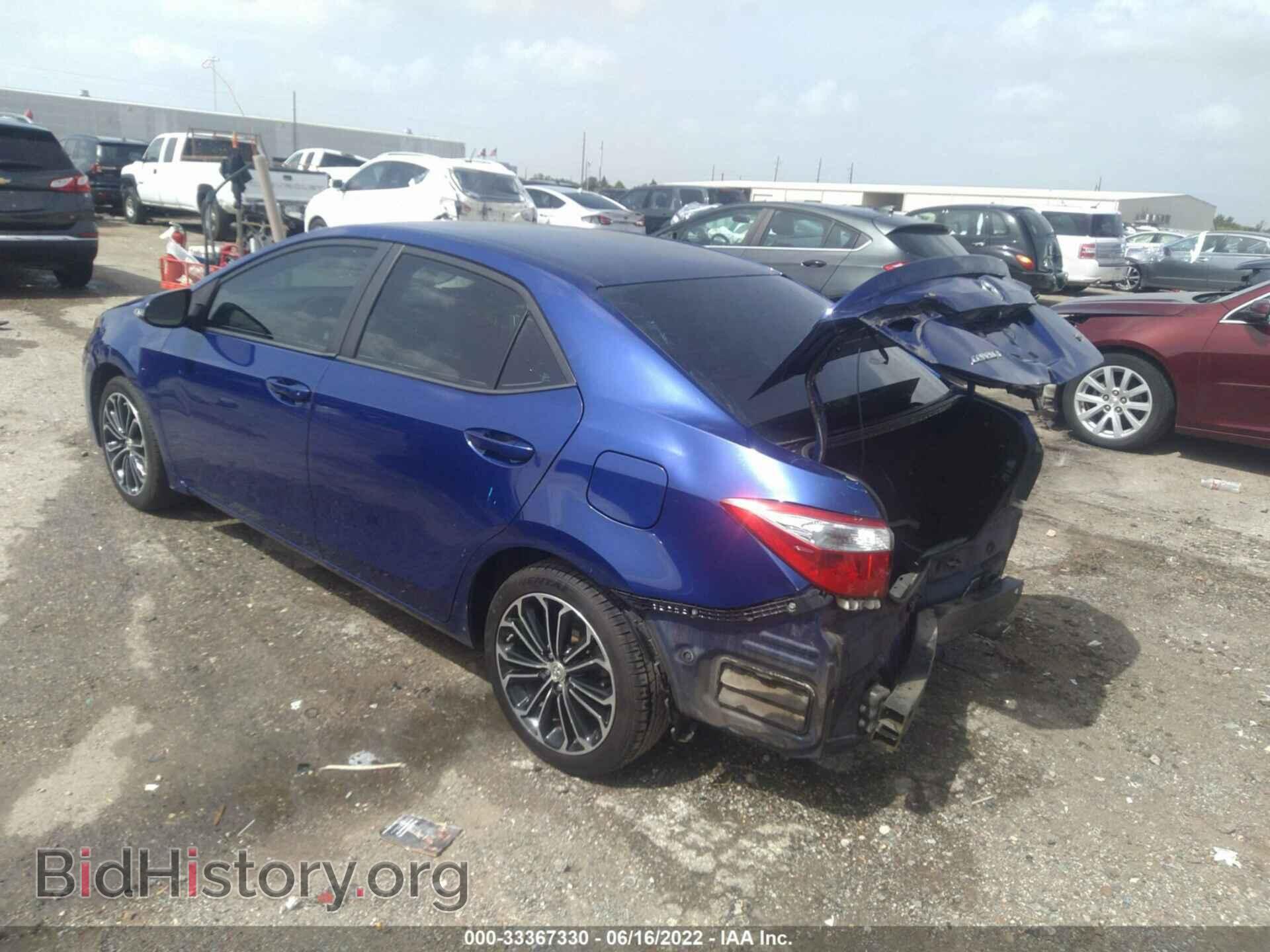 2014 TOYOTA COROLLA - VIN: 5YFBURHE4EP007211 - Фото 3