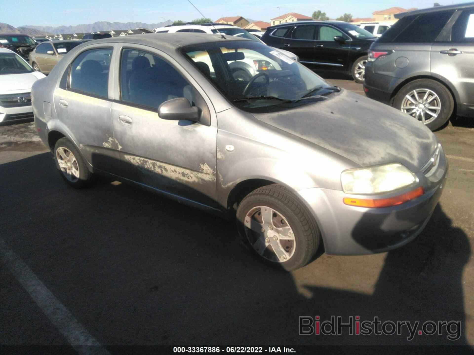 Photo KL1TD56676B531887 - CHEVROLET AVEO 2006