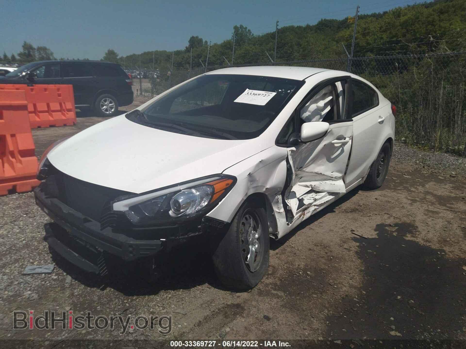 2016 KIA FORTE - VIN: KNAFK4A63G5615716 - Фото 2