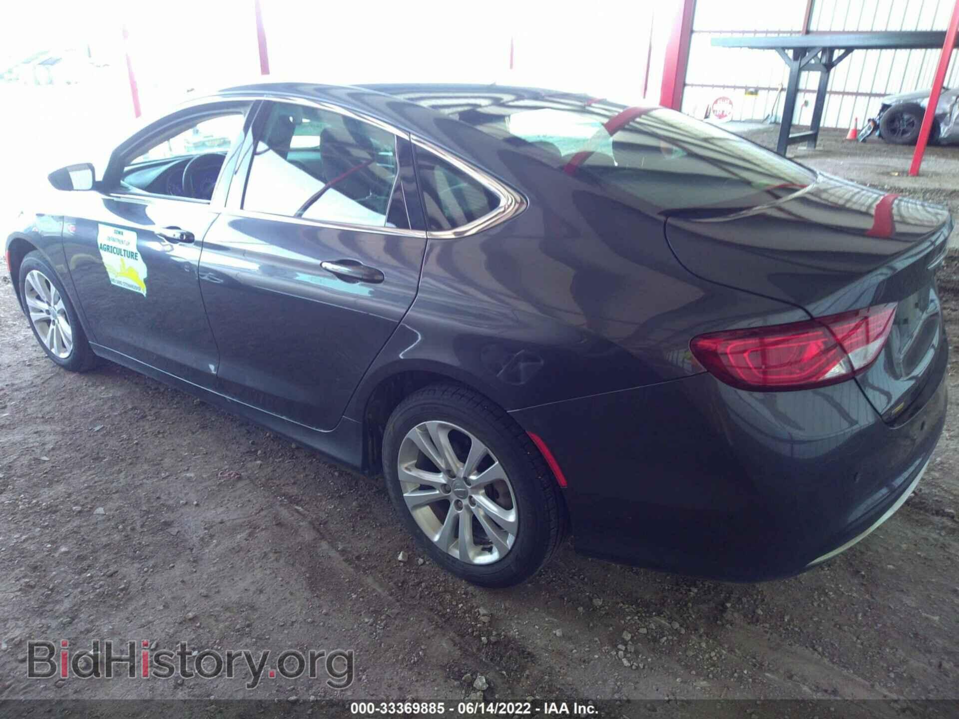 2016 CHRYSLER 200 - VIN: 1C3CCCAB6GN176851 - Фото 3