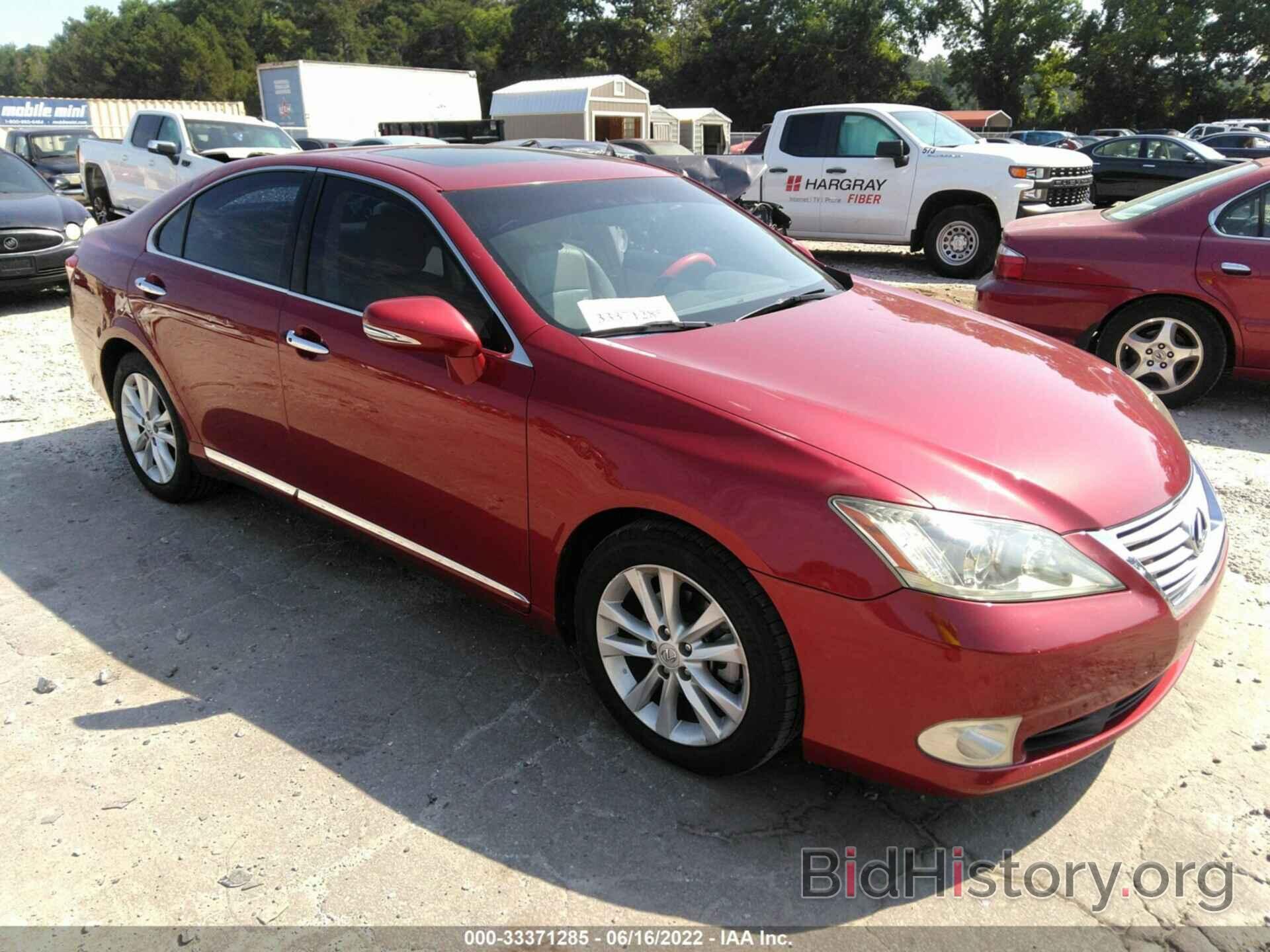 Photo JTHBK1EG3A2366344 - LEXUS ES 350 2010