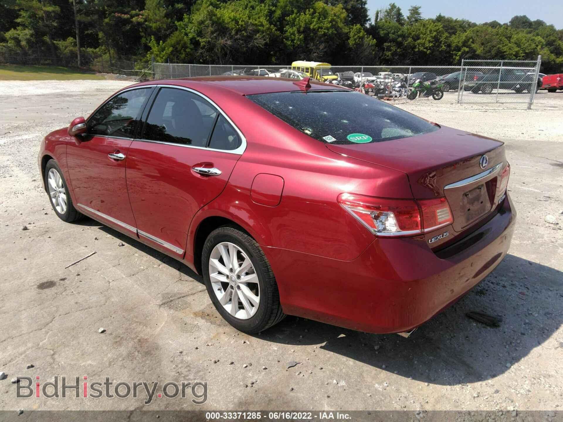 2010 LEXUS ES 350 - VIN: JTHBK1EG3A2366344 - Фото 3