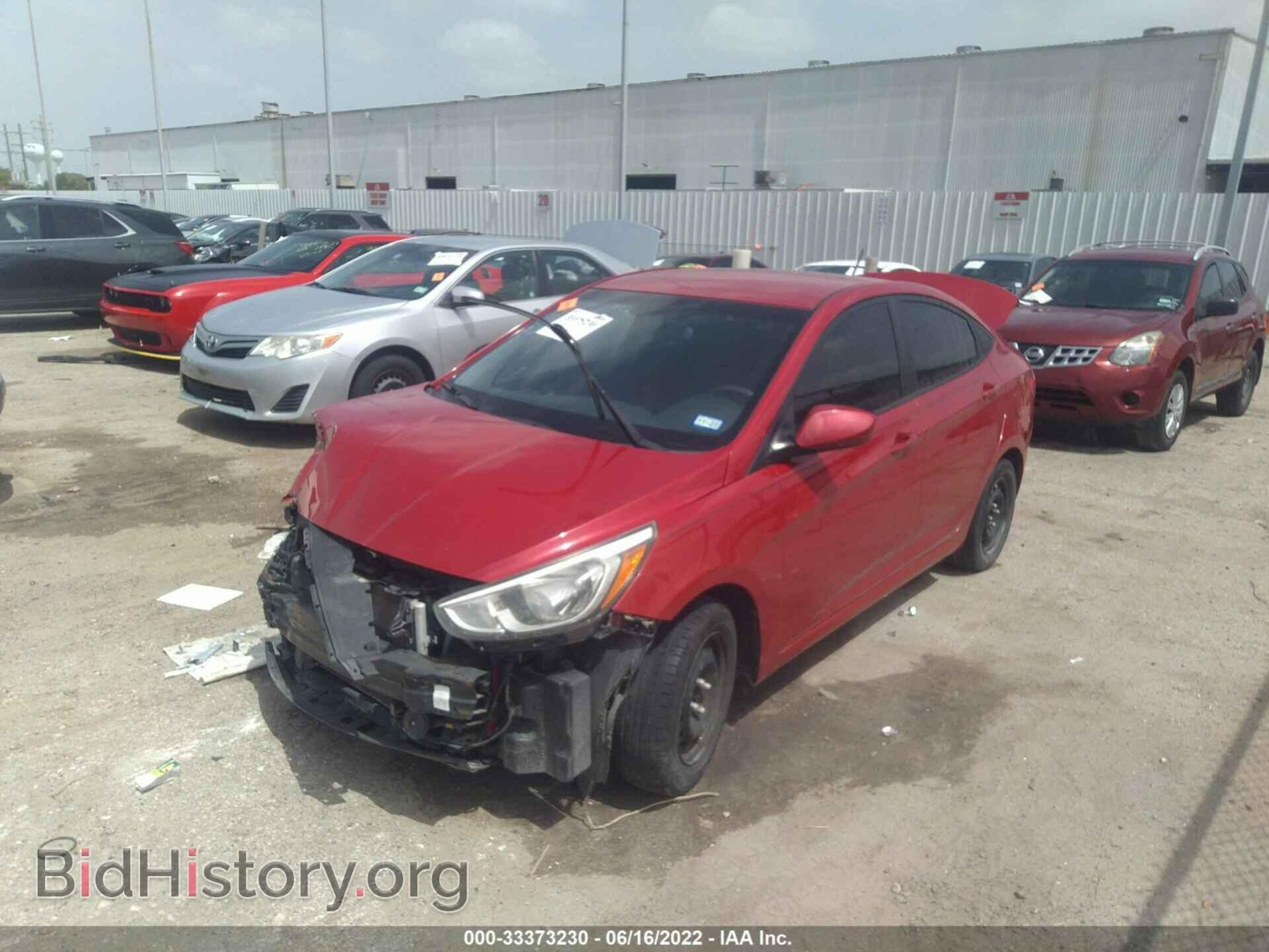 2016 HYUNDAI ACCENT - VIN: KMHCT4AEXGU017747 - Фото 2