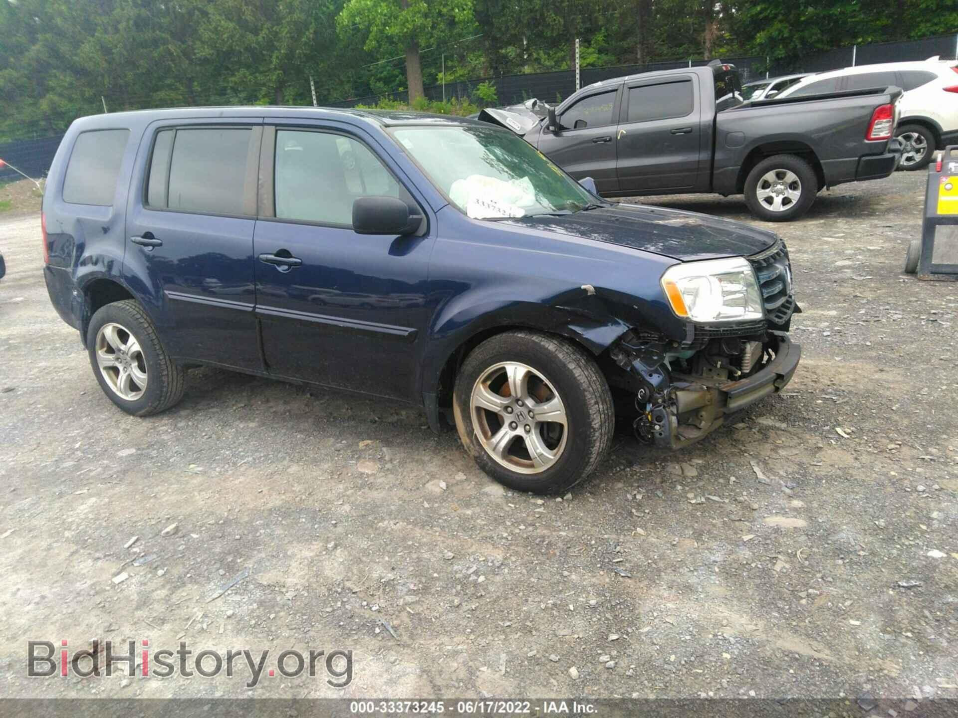 Photo 5FNYF4H48DB077125 - HONDA PILOT 2013