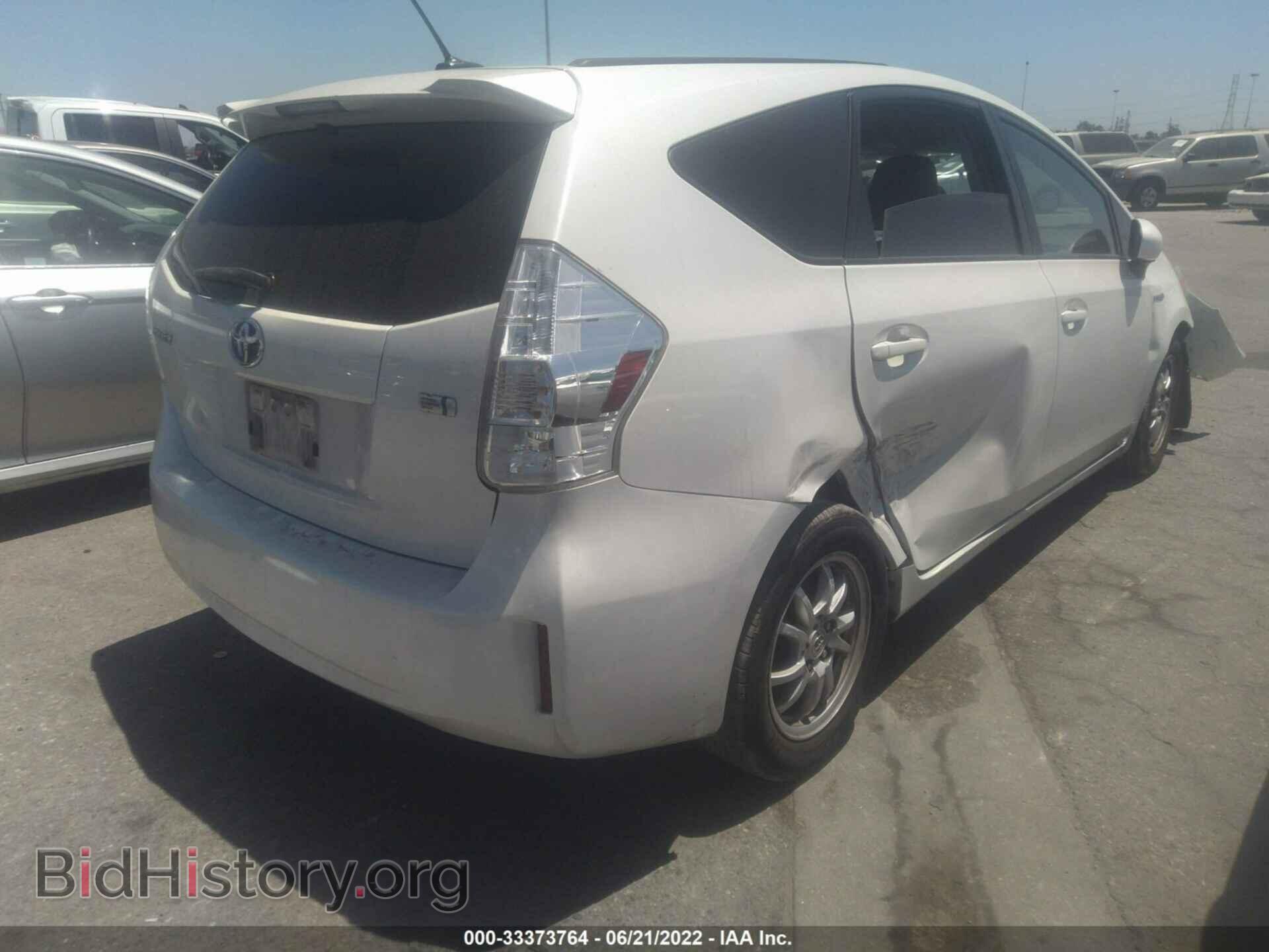 2014 TOYOTA PRIUS V - VIN: JTDZN3EU1E3363287 - Фото 4
