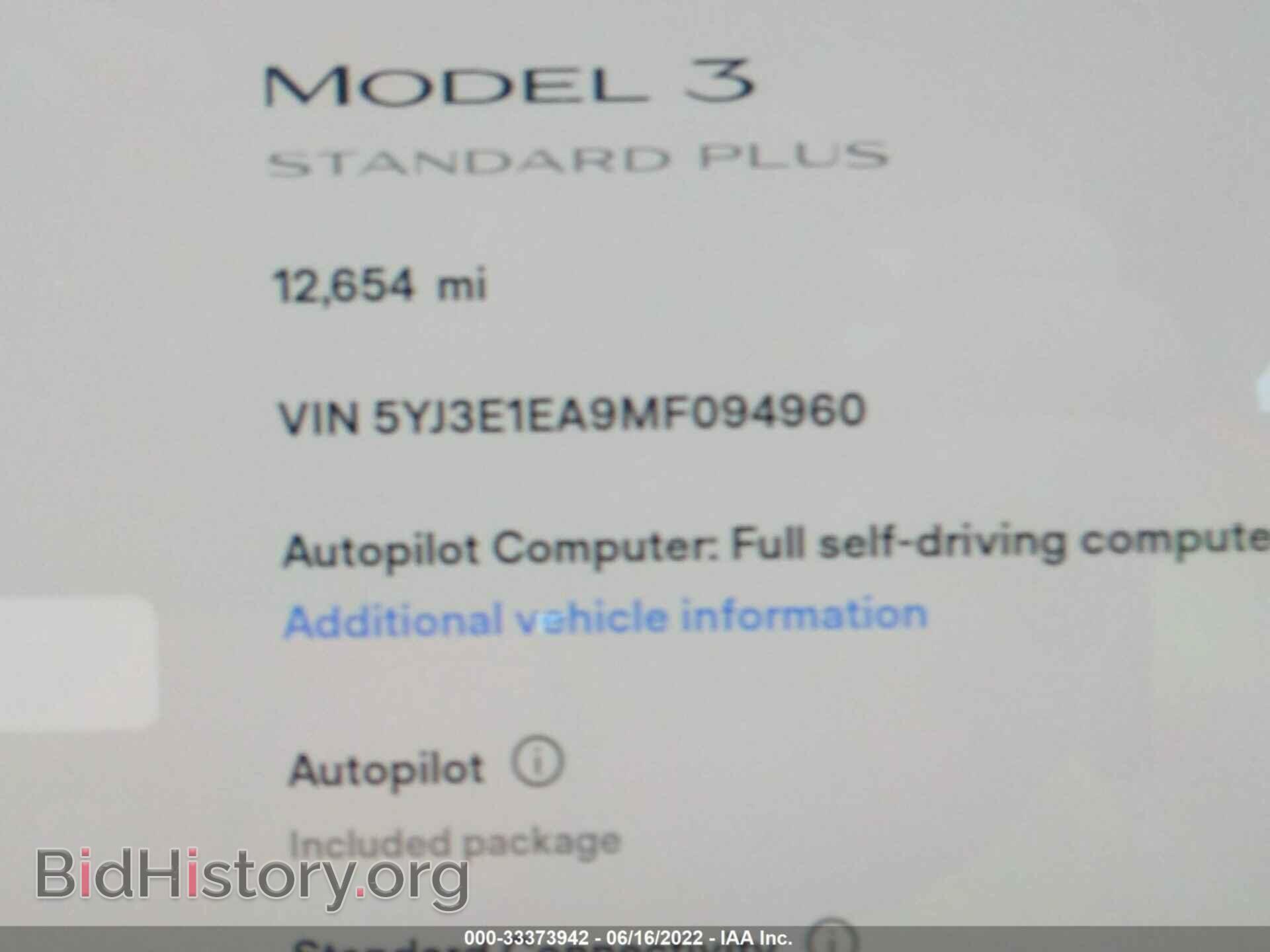 2021 TESLA MODEL 3 - VIN: 5YJ3E1EA9MF094960 - Photo 7