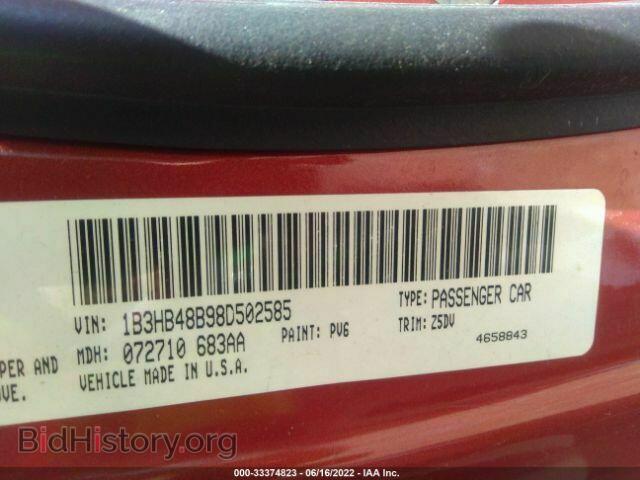 2008 DODGE CALIBER - VIN: 1B3HB48B98D502585 - Фото 9