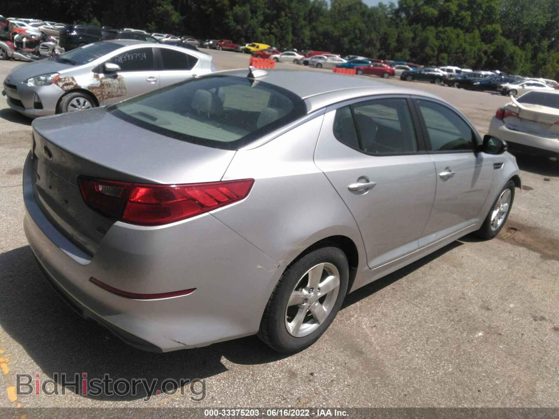 2014 KIA OPTIMA - VIN: KNAGM4A74E5464499 - Фото 4