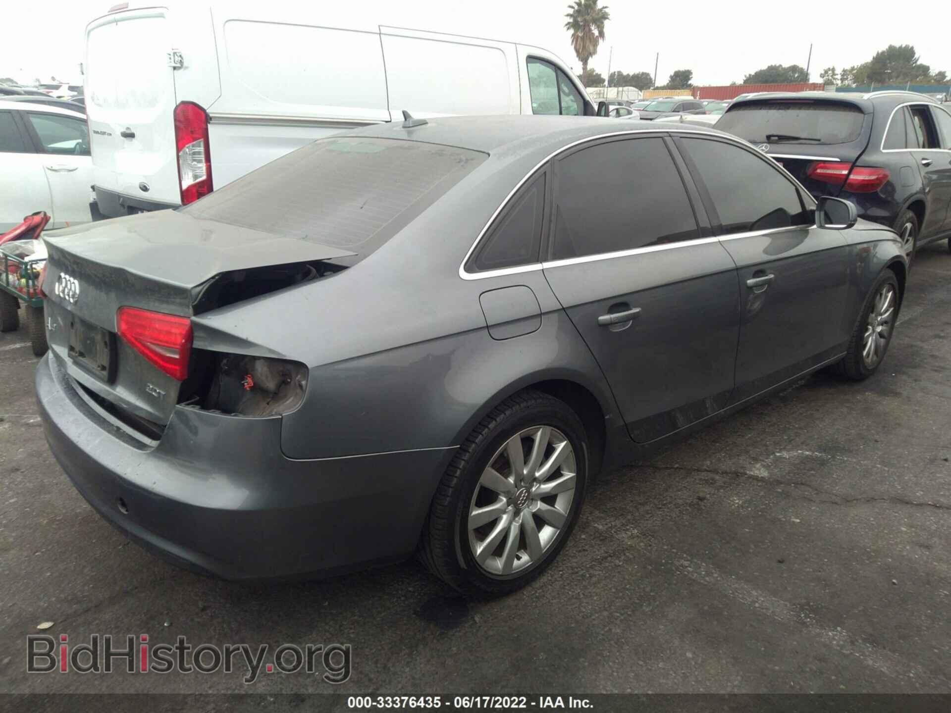 2013 AUDI A4 - VIN: WAUAFAFL6DN024383 - Photo 4