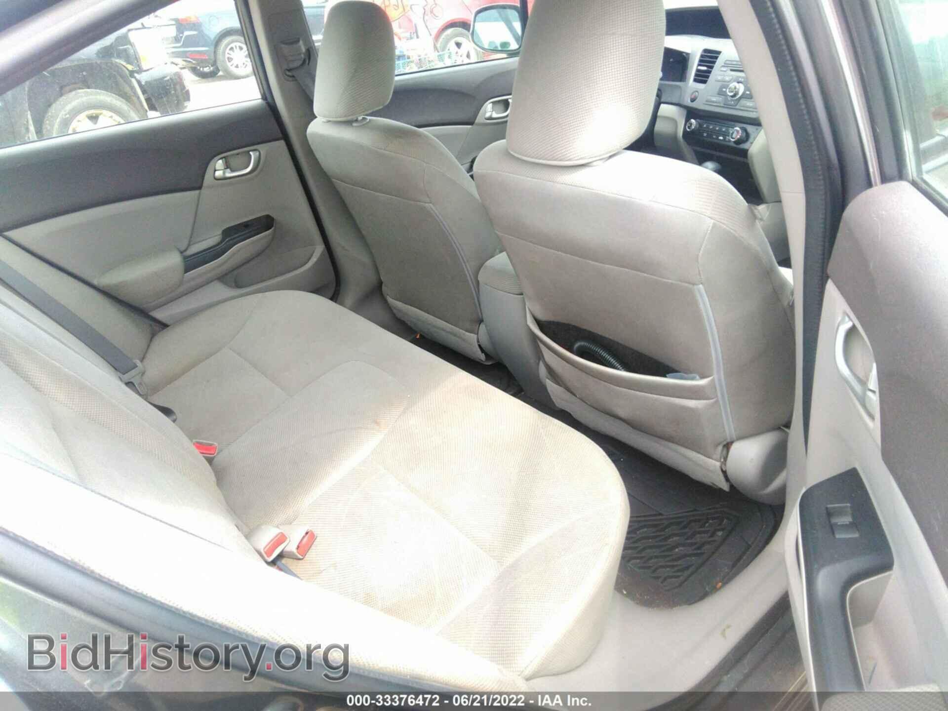 2012 HONDA CIVIC SDN - VIN: 2HGFB2F82CH588126 - Фото 8