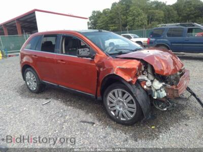 2008 Ford EDGE LIMITED, orange — VIN 2FMDK49C88BB15662, IAAI