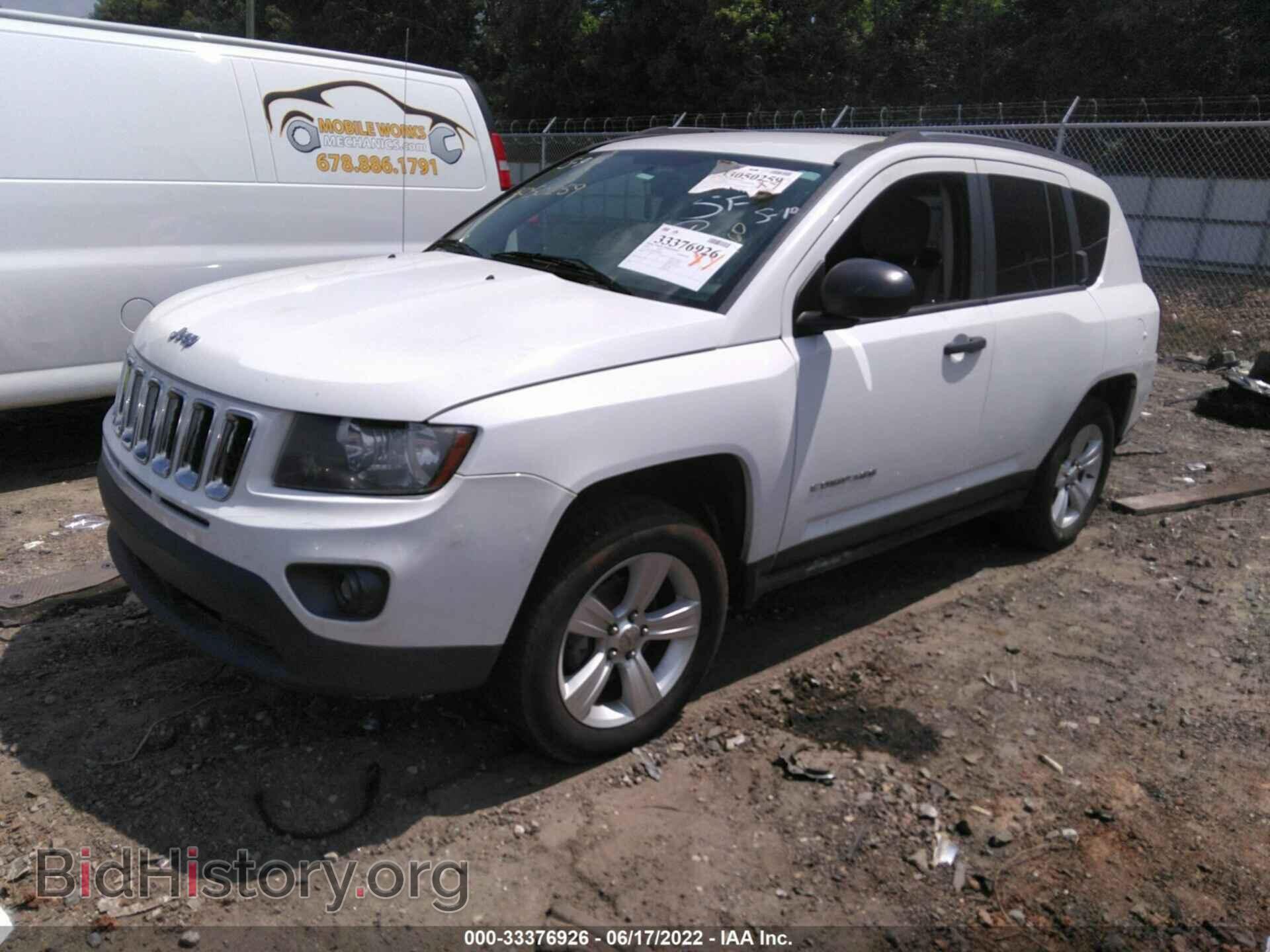 2014 JEEP COMPASS - VIN: 1C4NJCBB3ED740001 - Фото 2