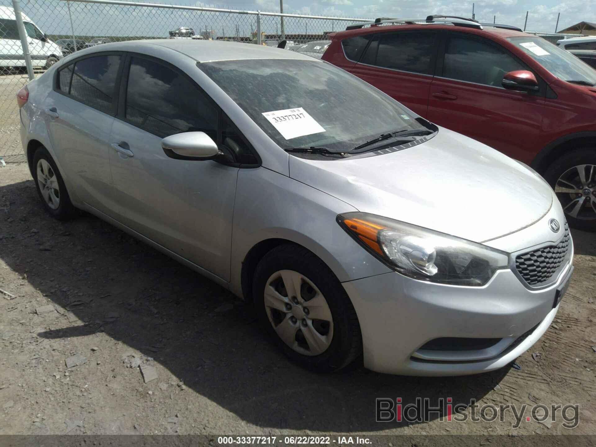 Photo KNAFK4A6XG5606558 - KIA FORTE 2016