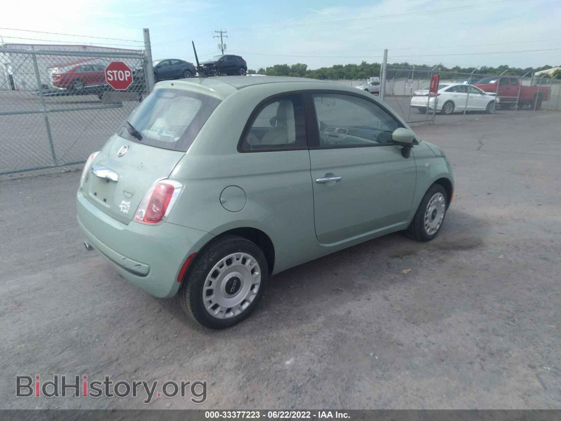 2012 FIAT 500 - VIN: 3C3CFFARXCT314309 - Photo 4