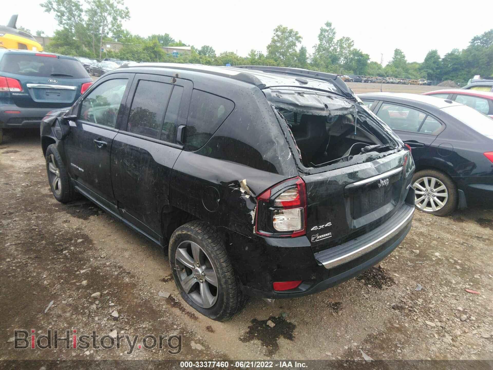 2016 JEEP COMPASS - VIN: 1C4NJDEB6GD795580 - Фото 3