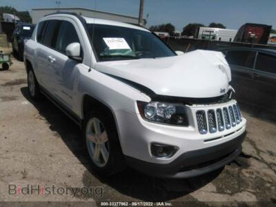2014 Jeep COMPASS High Altitude, белый — VIN 1C4NJCEAXED679264, IAAI