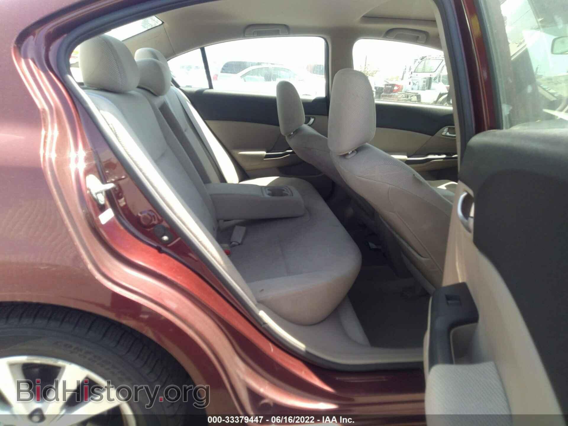2012 HONDA CIVIC SDN - VIN: 19XFB2F85CE301551 - Фото 8