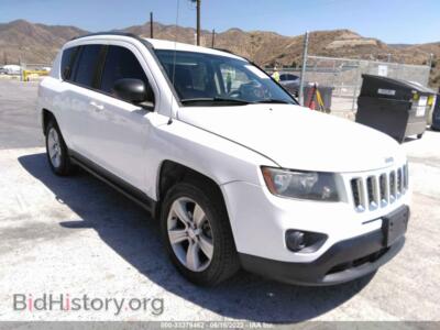 2014 Jeep COMPASS Sport, white — VIN 1C4NJCBA9ED651699, IAAI