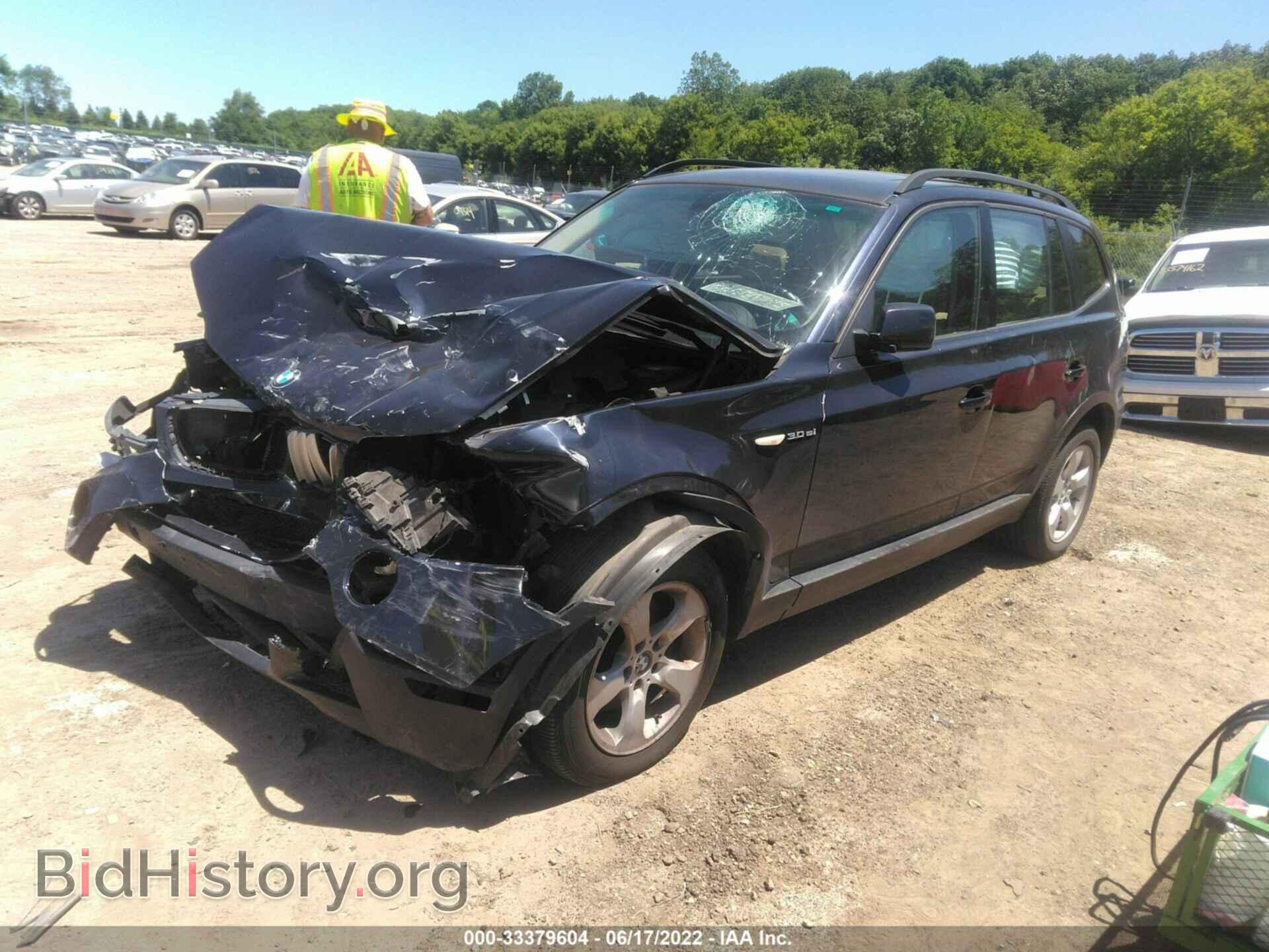 2007 BMW X3 - VIN: WBXPC93407WF08913 - Photo 2