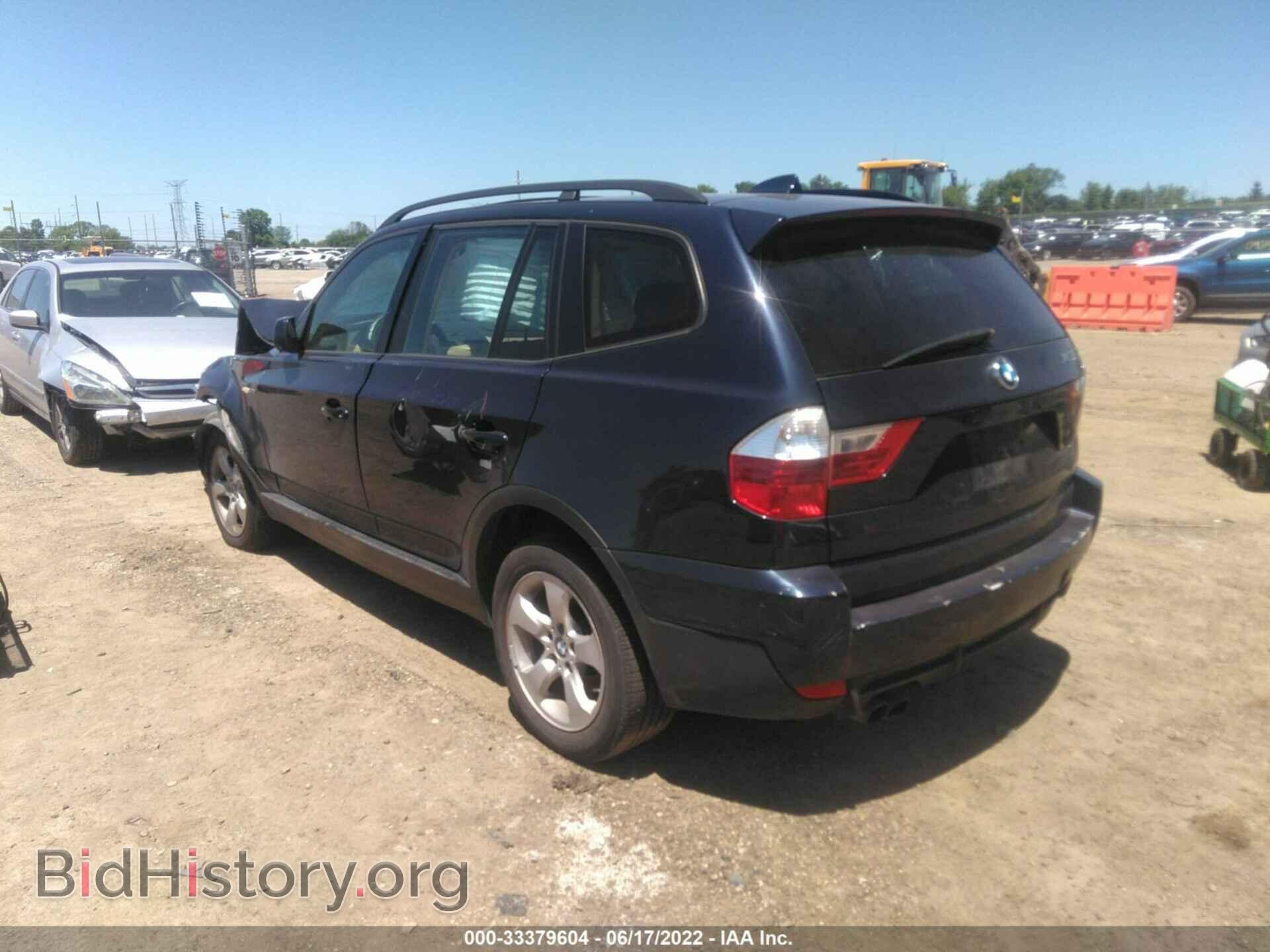 2007 BMW X3 - VIN: WBXPC93407WF08913 - Photo 3