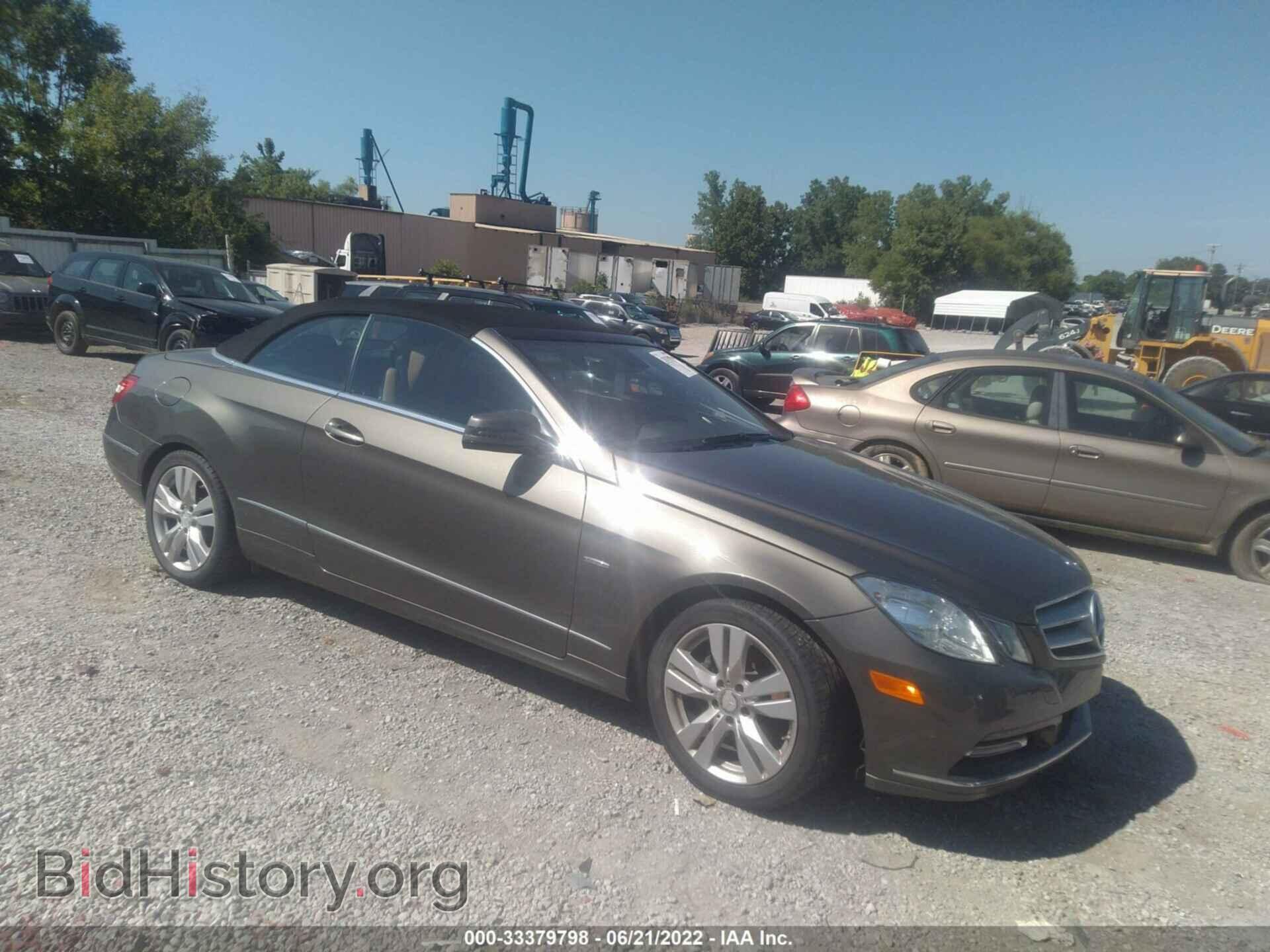 Photo WDDKK5KF1CF145766 - MERCEDES-BENZ E-CLASS 2012