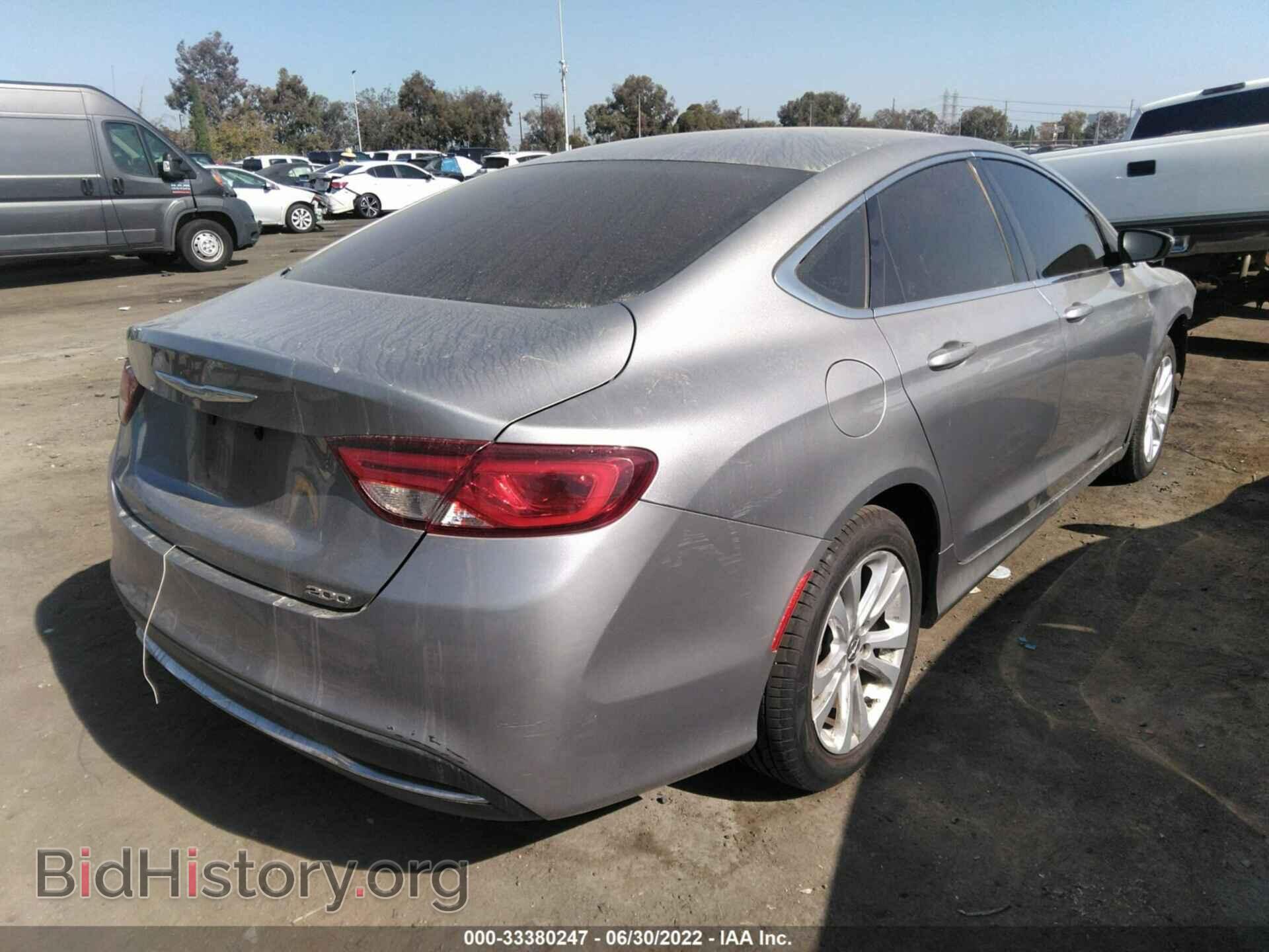 2015 CHRYSLER 200 - VIN: 1C3CCCAB9FN749627 - Фото 4